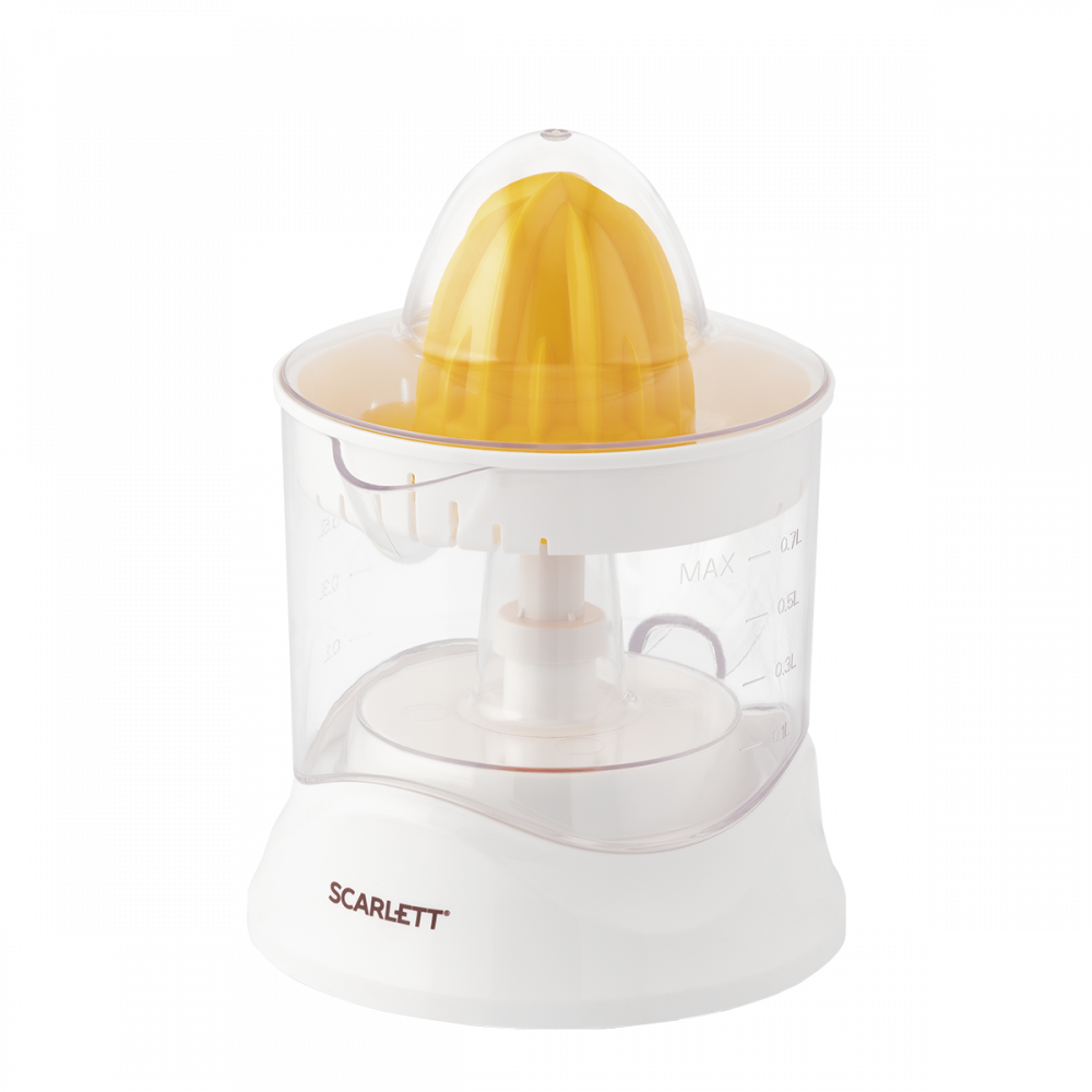 Изображение товара Электрическая соковыжималка Scarlett EasyClean 30 Вт для цитрусовых белая SC-JE50C02