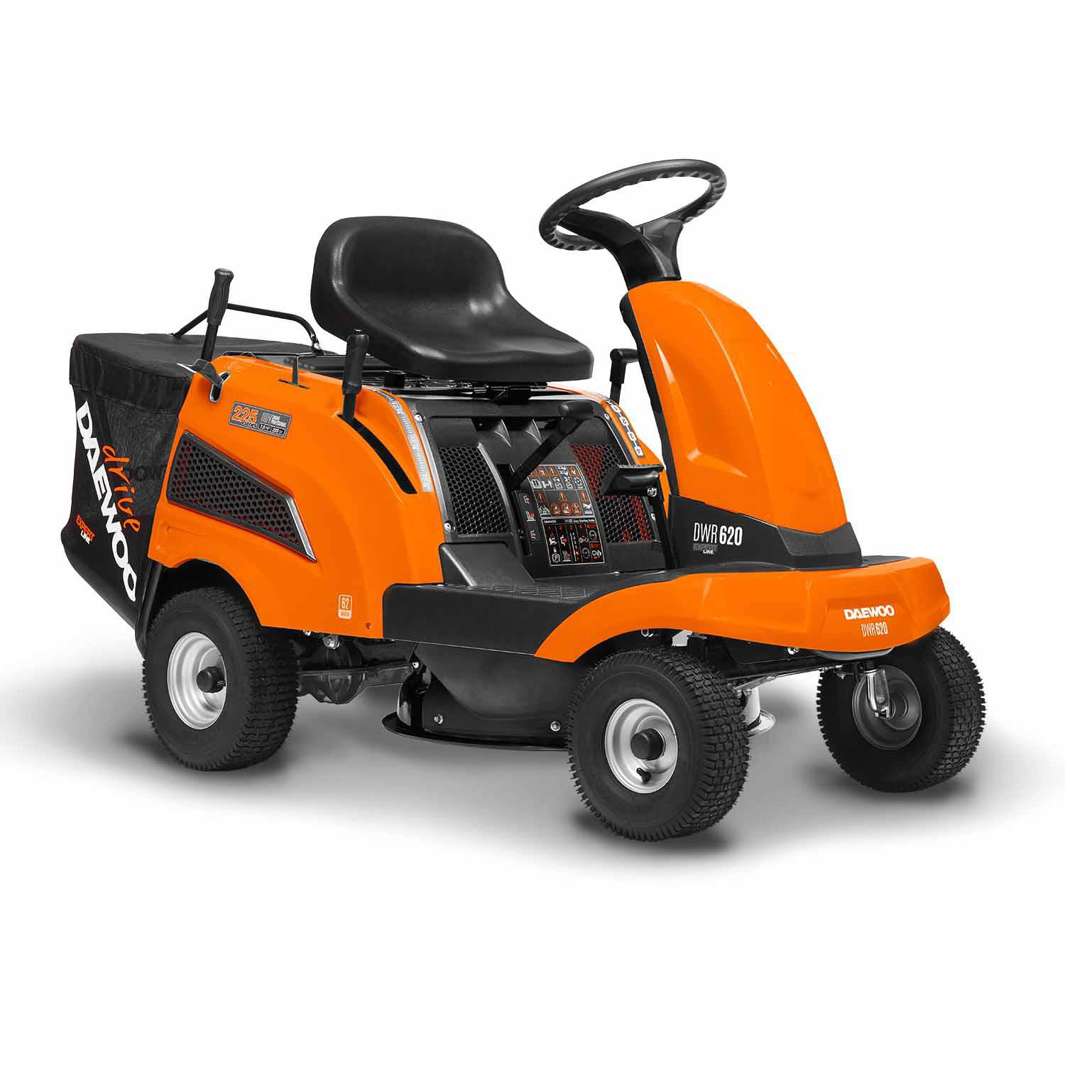 Изображение товара Райдер бензиновый DAEWOO DWR 620 7.5 л.с. 62 см газонокосилка с сиденьем