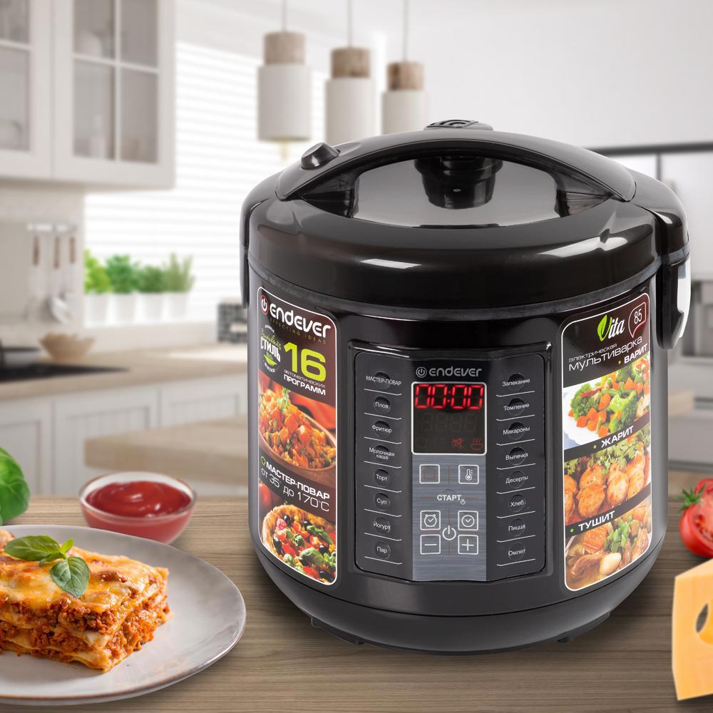 Изображение товара Мультиварка Endever Vita 85 5 л автоматические режимы электронное управление