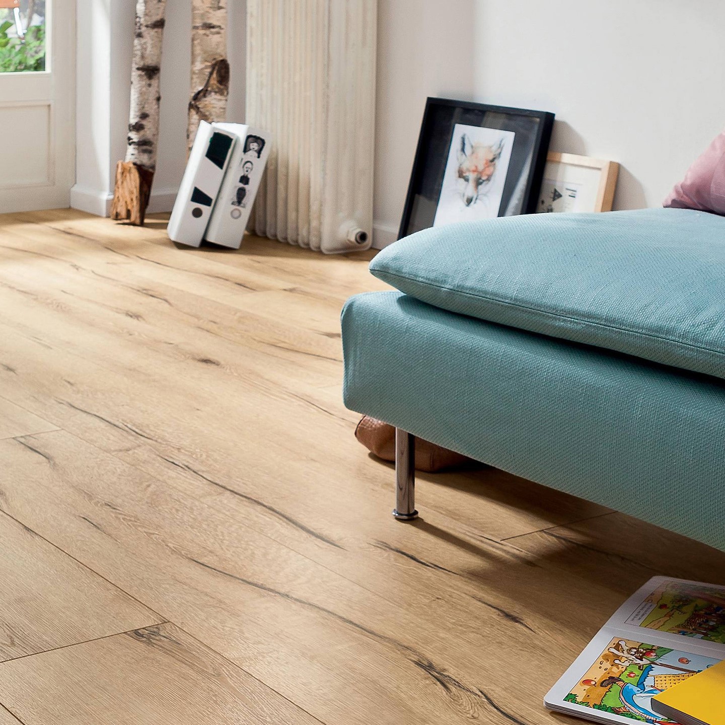 Изображение товара Ламинат HARO Дуб Италика Крем 32 класс 8 мм с фаской 2.68м²