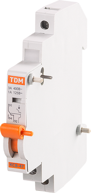 Изображение товара Контакт состояния TDM Electric КСВ47 на DIN-рейку