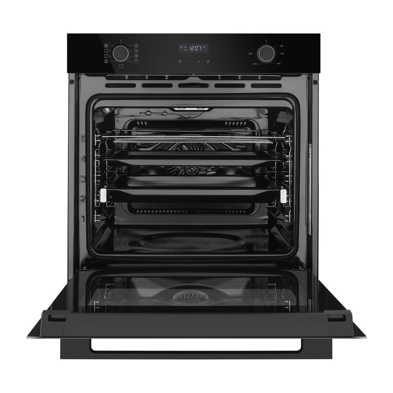 Изображение товара Электрический встраиваемый духовой шкаф Maunfeld MEOM729PB2 черный 59.5x59.6x56.6 см