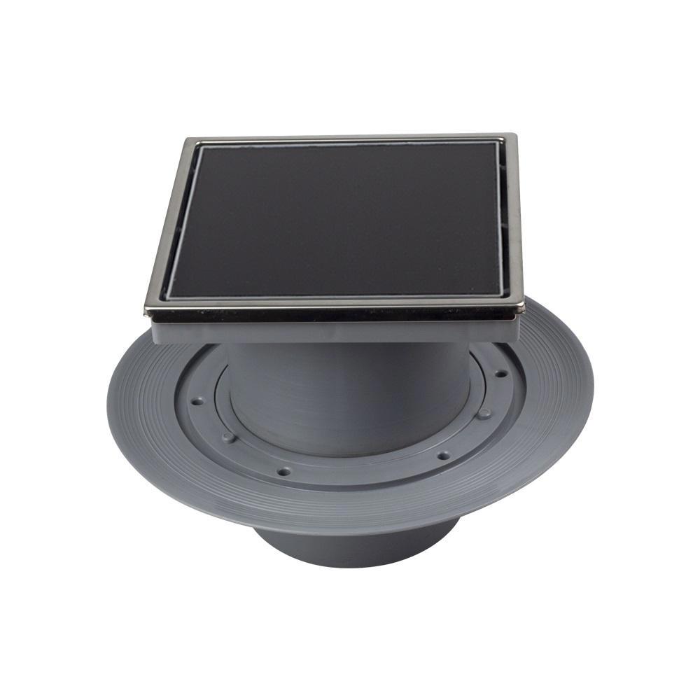 Трап для душа Pestan Confluo Standard 15x15 Vertical Black Glass с ...