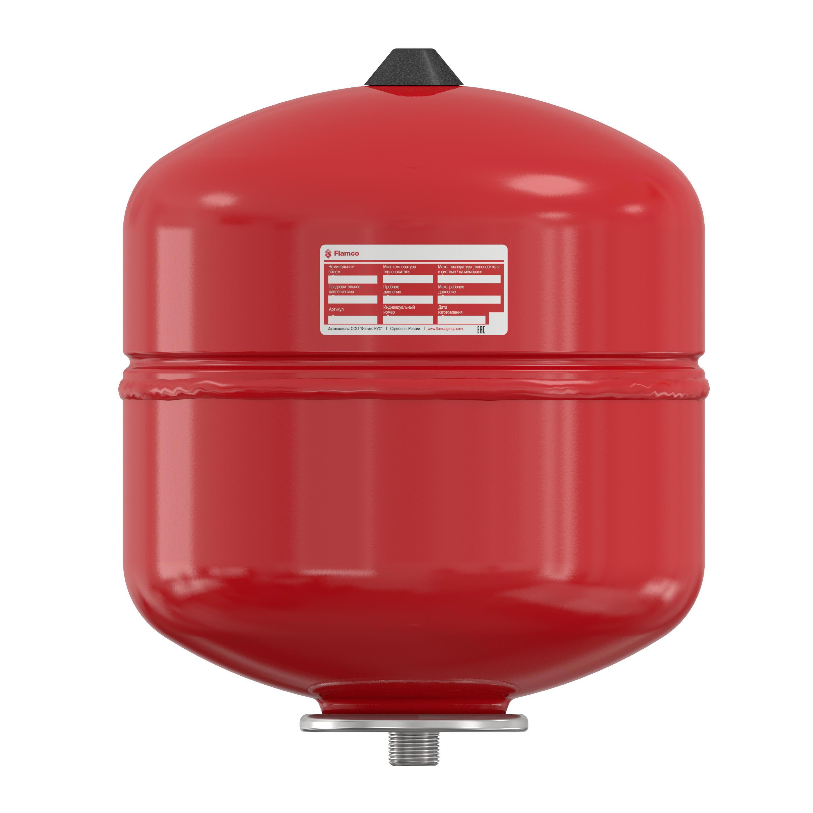 Изображение товара Расширительный бак для ГВС 25 л Flamco 3/4" красный