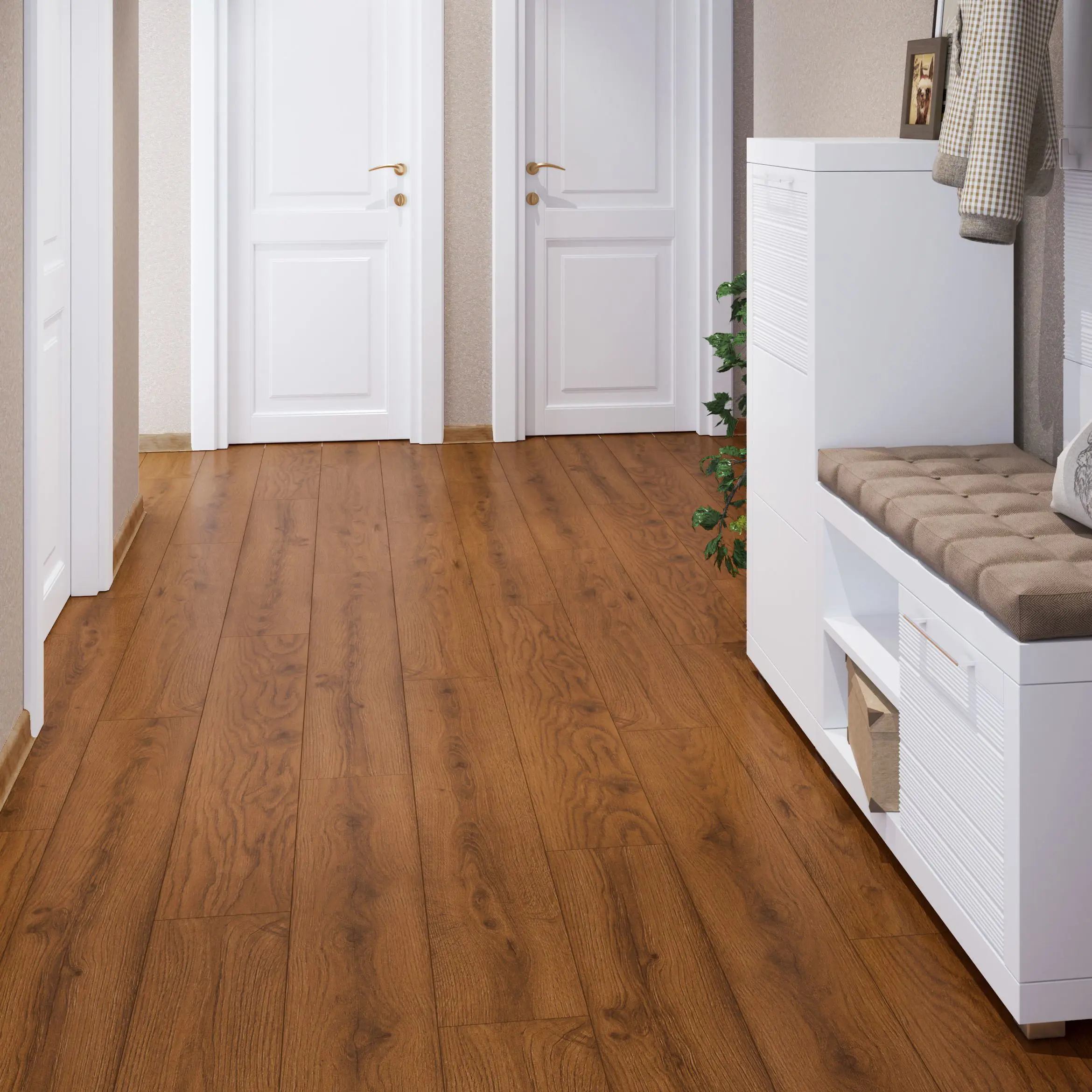 Ламинат «Дуб Нор» 33 класс толщина 12 мм с фаской 1.332 м²