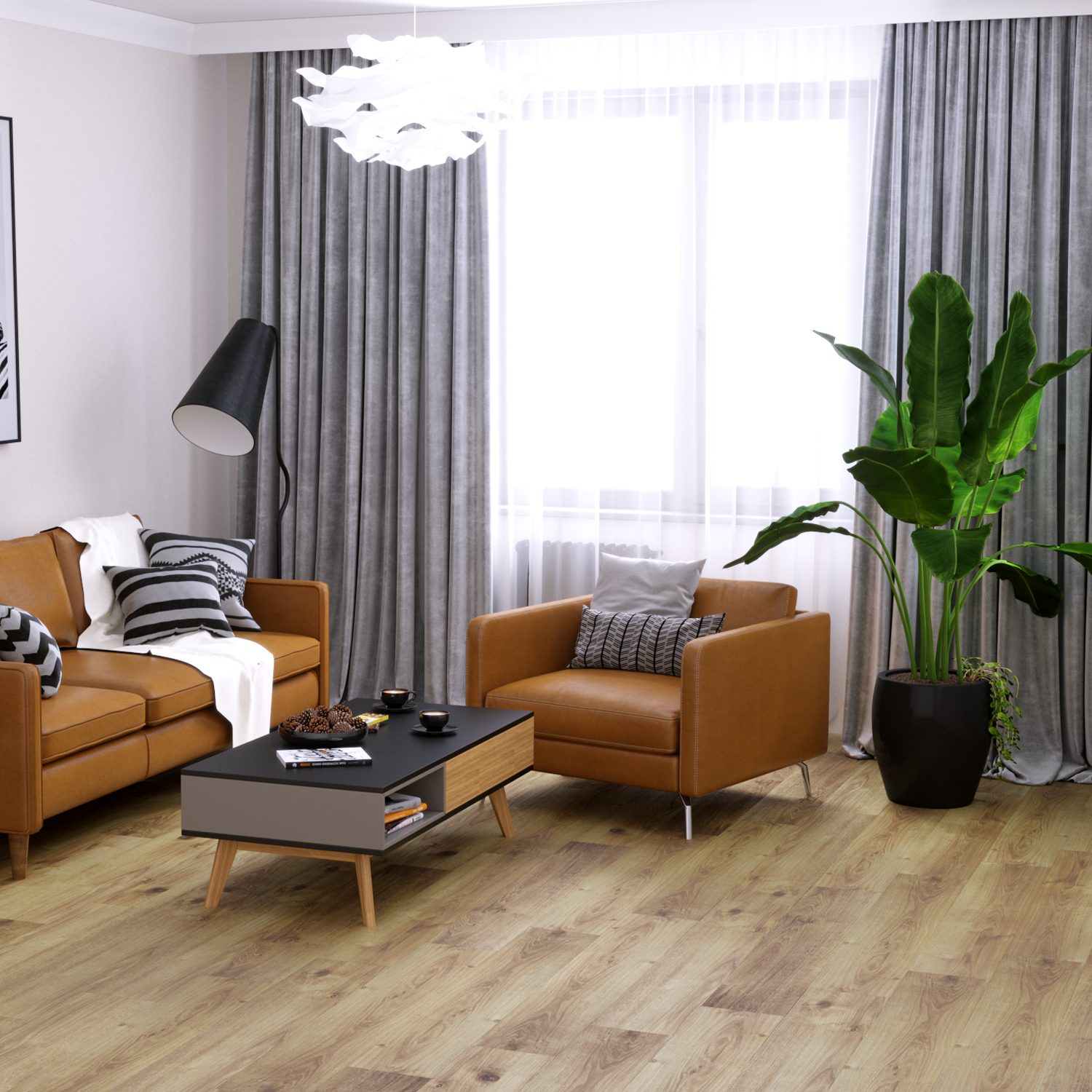 Изображение товара Ламинат Artens Вестпорт 32 класс толщина 8 мм 1.99 м² Натуральный декор коричневый