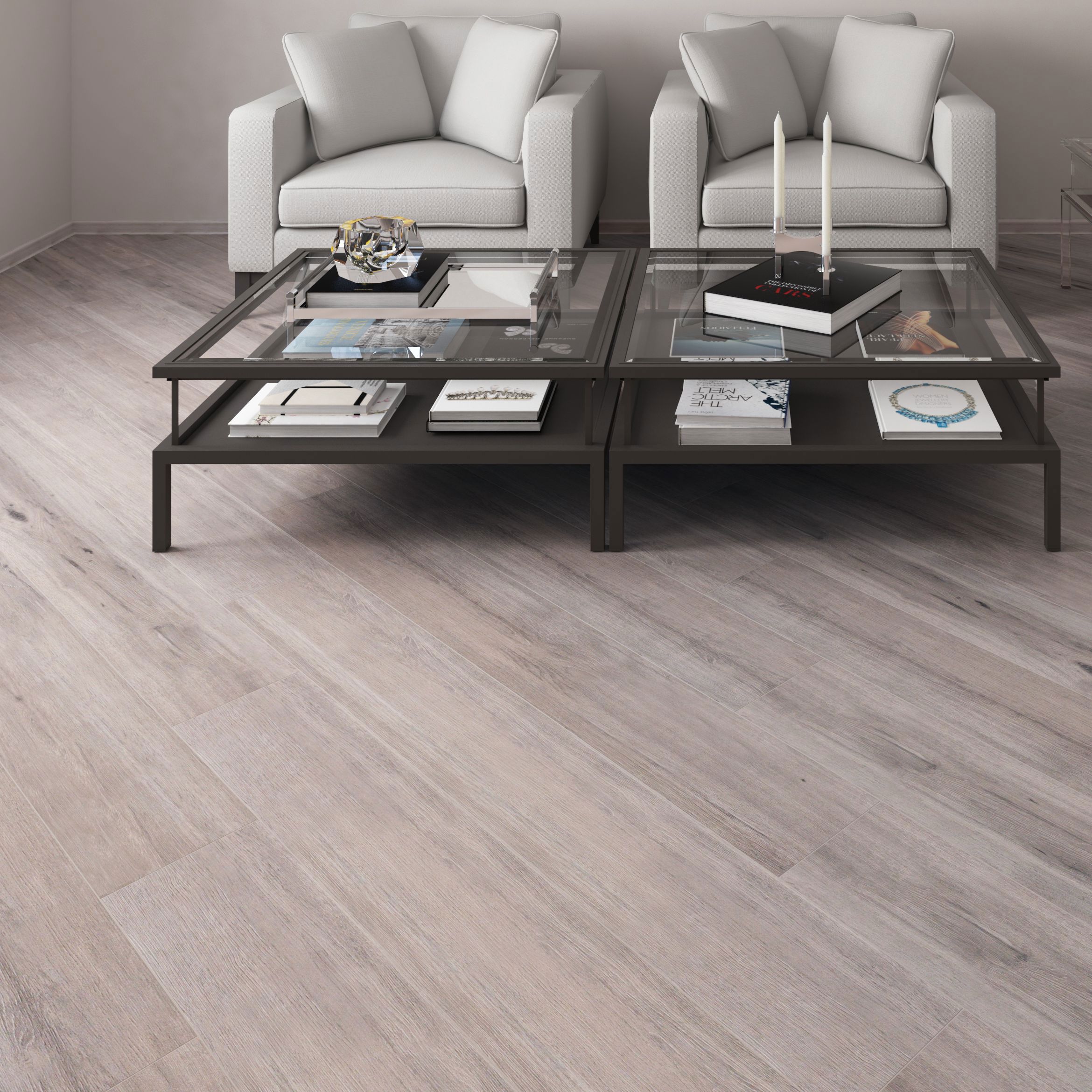 Изображение товара Ламинат Дуб Монолит 32 класс 8 мм с фаской 2.69 м² KRONOSTAR