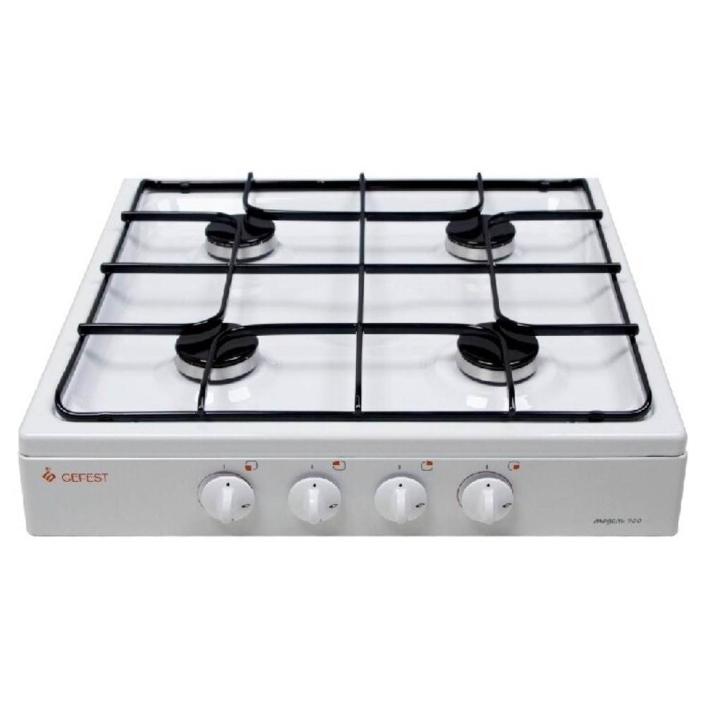 Изображение товара Газовая настольная плита Gefest ПГ 900 4 конфорки белая эмаль
