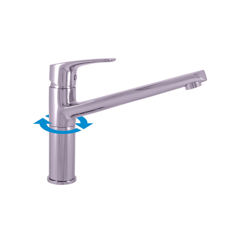 Изображение товара Однорычажный смеситель Ravslezak Am704.5 18.8 см цвет хром