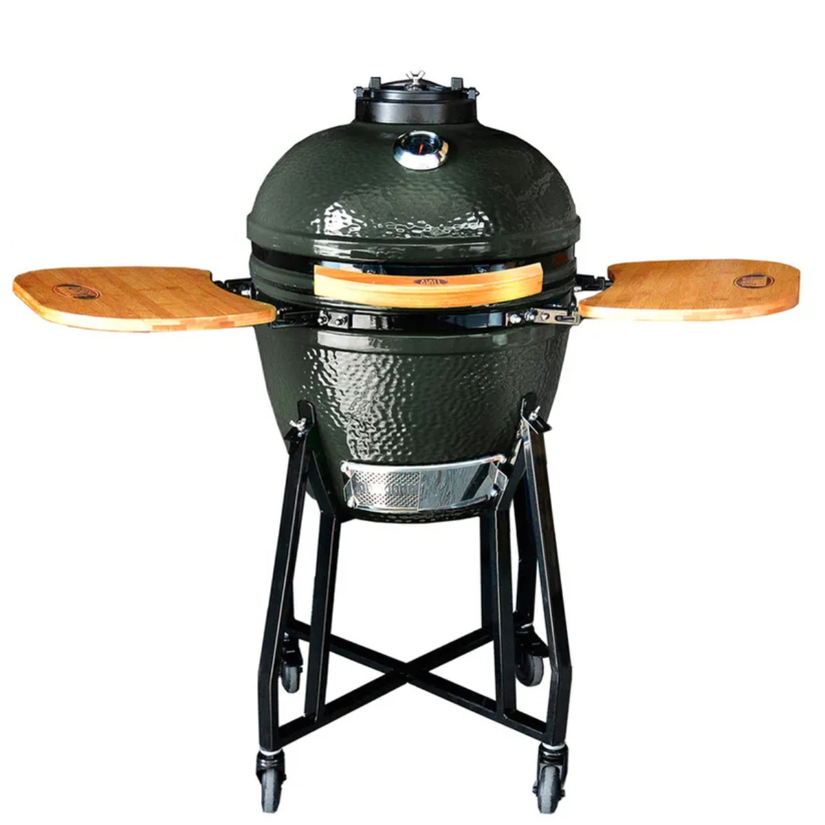 Изображение товара Гриль керамический Start Grill SKL12 18 черный с термометром Изображение товара Гриль керамический Start Grill SKL12 18 черный с термометром