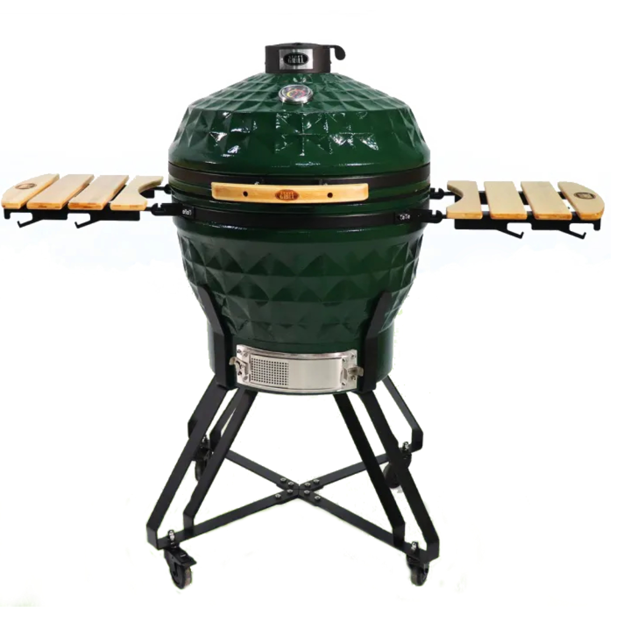 Изображение товара Гриль керамический Start Grill SG24 61 PRO зеленый с термометром Изображение товара Гриль керамический Start Grill SG24 61 PRO зеленый с термометром