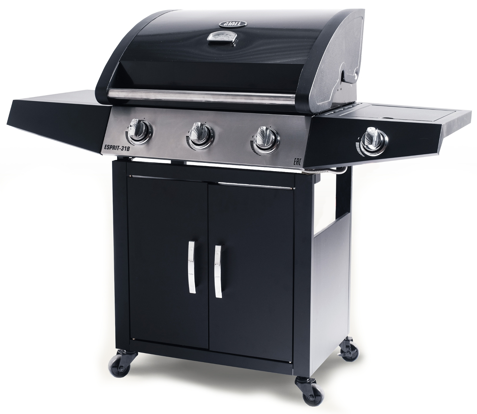 Изображение товара Газовый гриль Start Grill Esprit-31B с 3 горелками и двойной крышкой Изображение товара Газовый гриль Start Grill Esprit-31B с 3 горелками и двойной крышкой