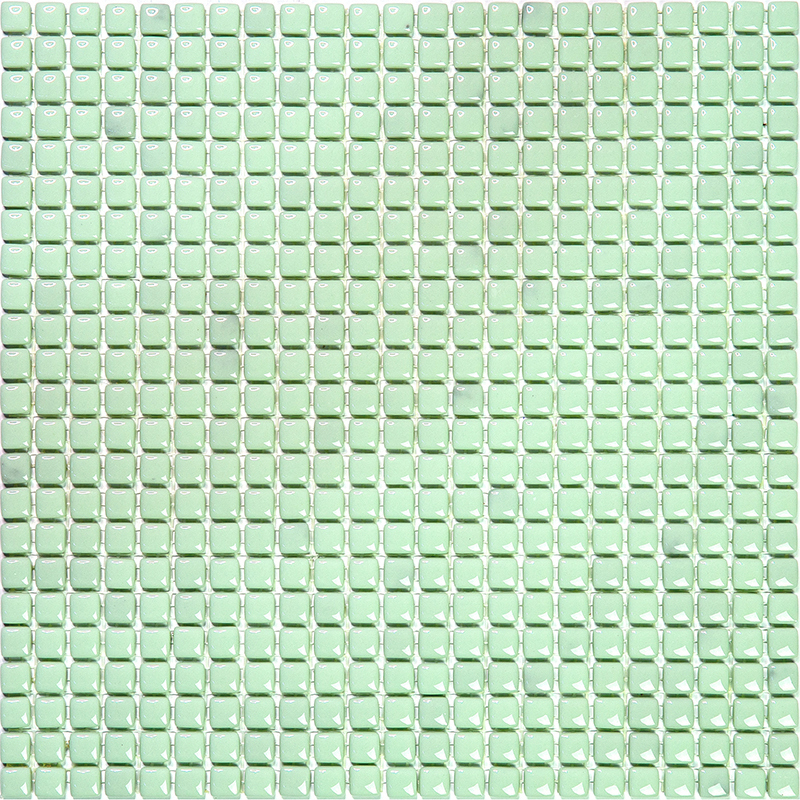 Изображение товара Декоративная мозаика стеклянная Natural Flex W-116-10 315x315 зеленая для интерьера
