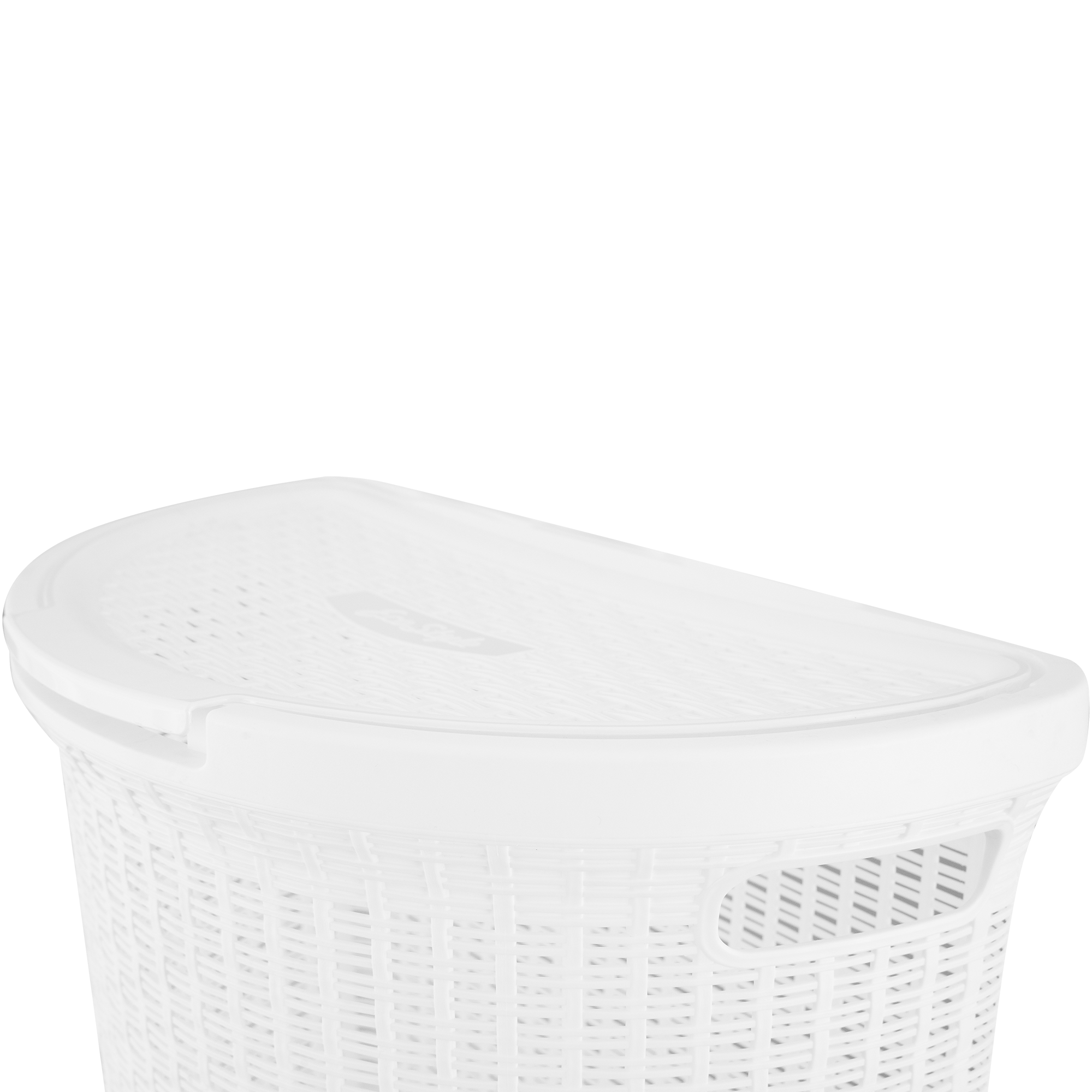 Корзина для белья Бытпласт Eco Style 46 л белая - 4