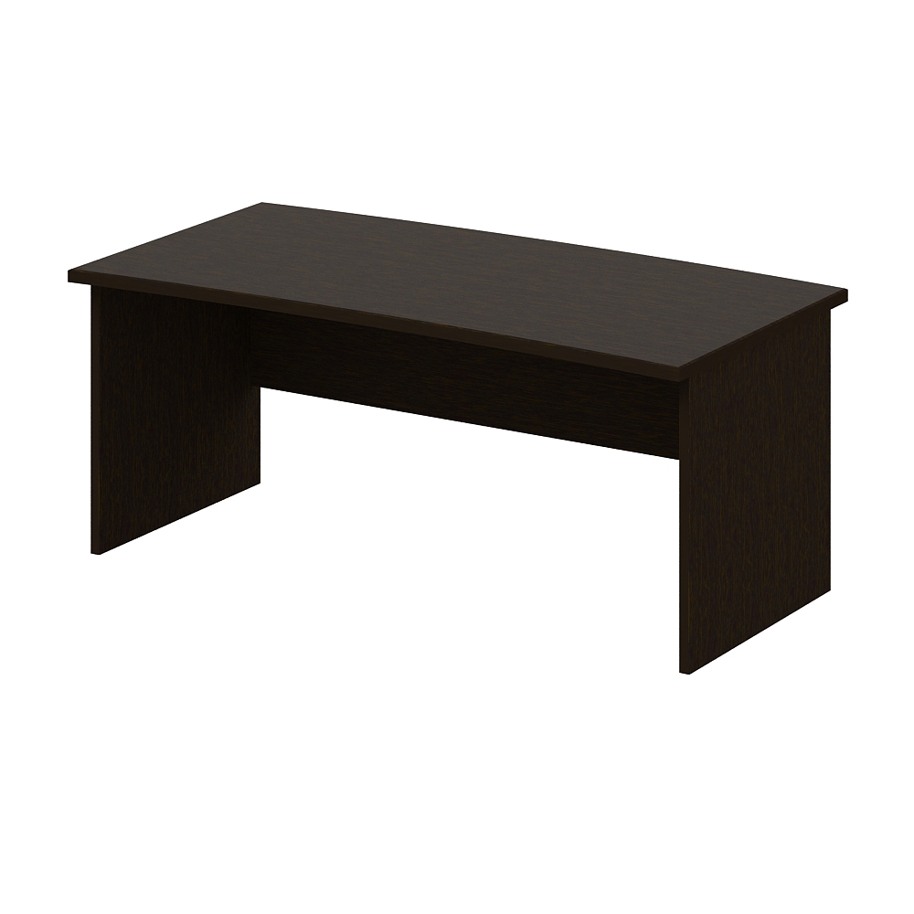 Изображение товара Стол офисный Феликс 180x75 см из ЛДСП цвета дуб, регулируемые опоры, прочная конструкция