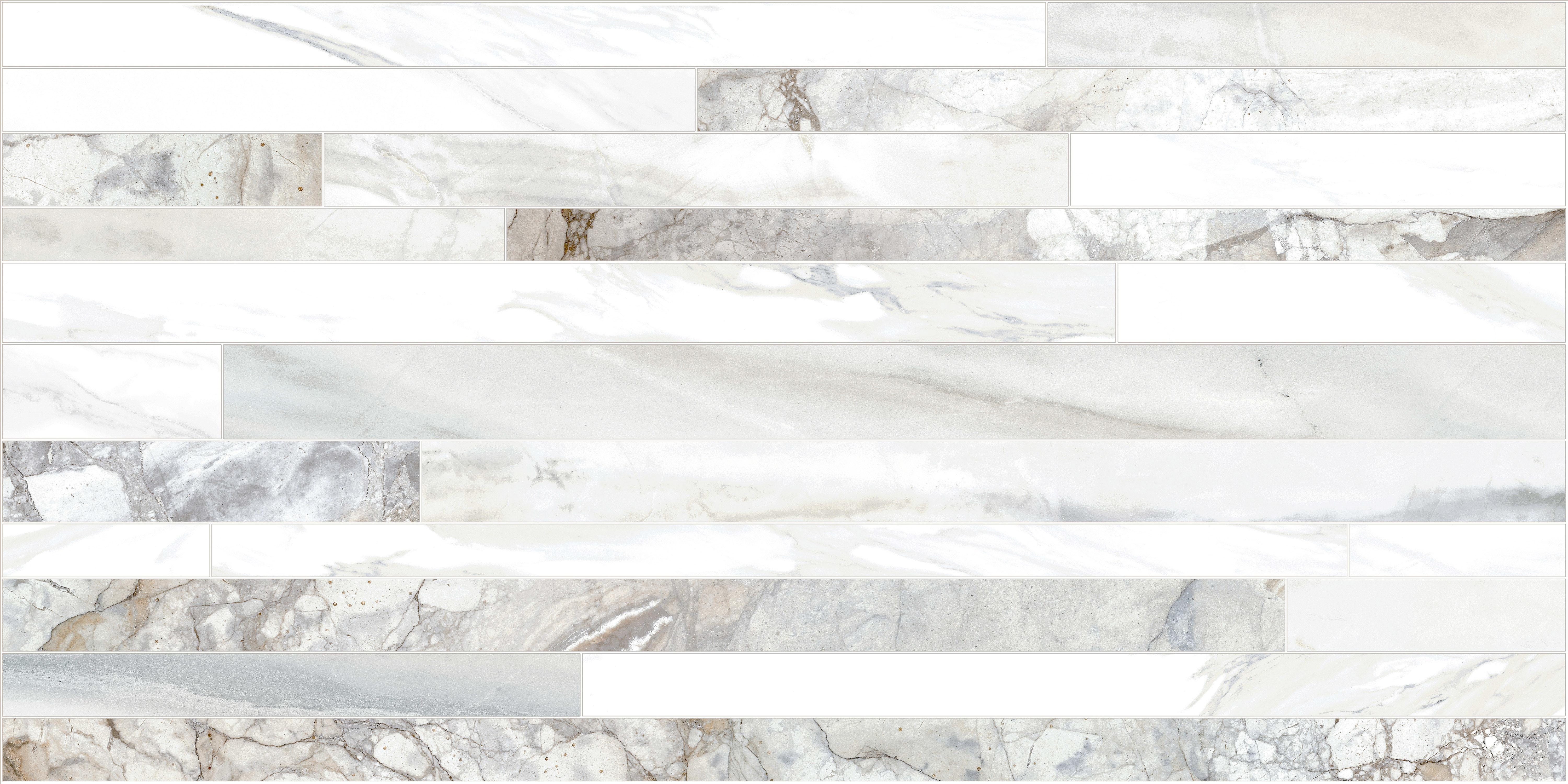 Изображение товара Плитка облицовочная Alma Ceramica Mercury 24.9x50 см 1.1205 м² цвет серый