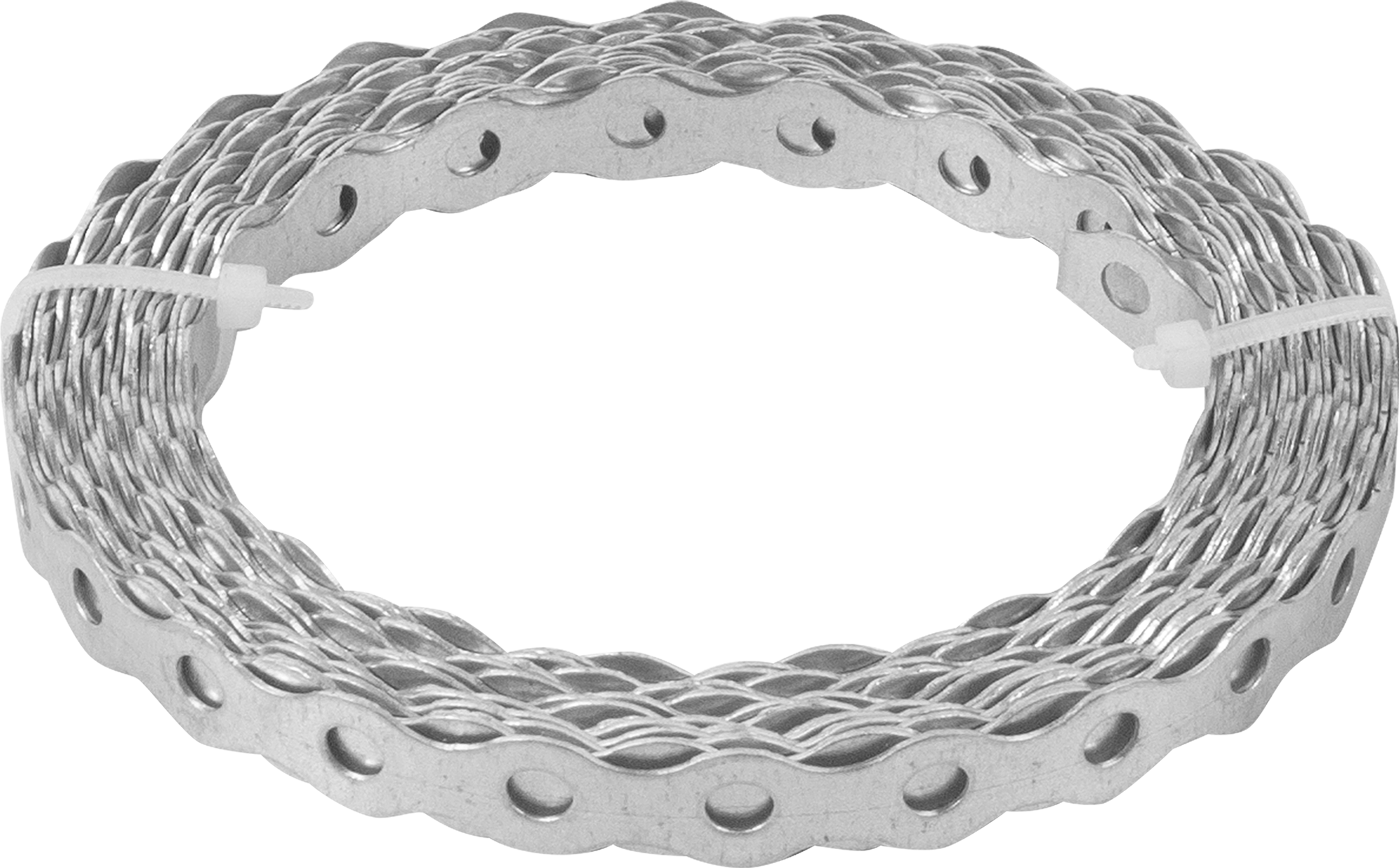 Перфорированная лента волна LV 12x0.5 5 м оцинкованная сталь цвет серый