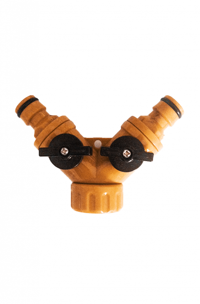 Изображение товара Разветвитель 2 канал со штуцером 1/2 дюйма