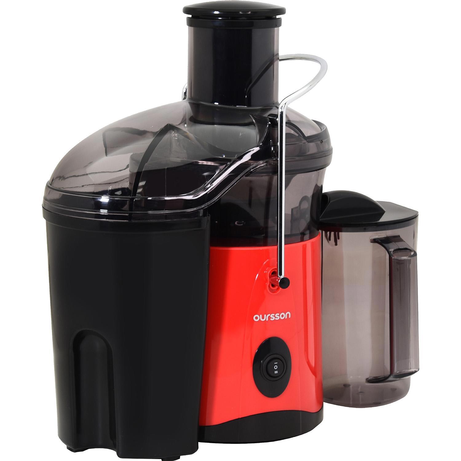 Изображение товара Электрическая соковыжималка Oursson JM3400 400 Вт красная с двумя скоростями