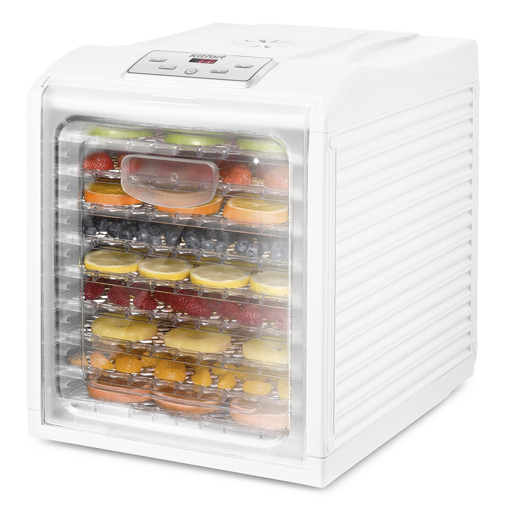 Изображение товара Электрическая сушилка для овощей и фруктов Kitfort kt-1909 700 Вт 9 ярусов белый