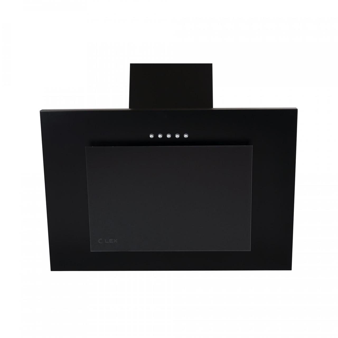 Изображение товара Вытяжка Lex Mini 600 черная наклонная с производительностью 680 м³/ч