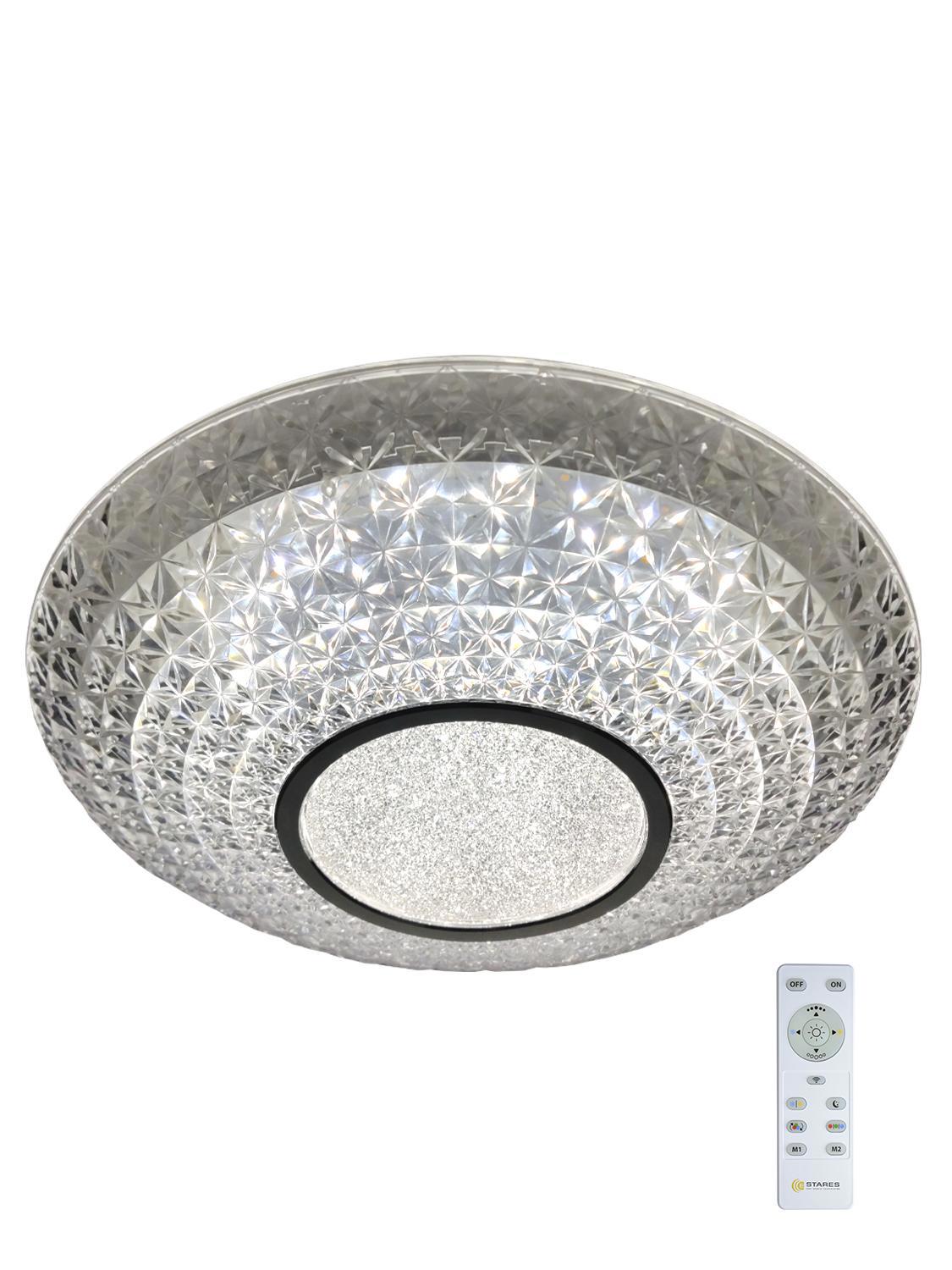 Изображение товара Люстра потолочная светодиодная ESTARES MIRRA с пультом управление RGB 15 м²