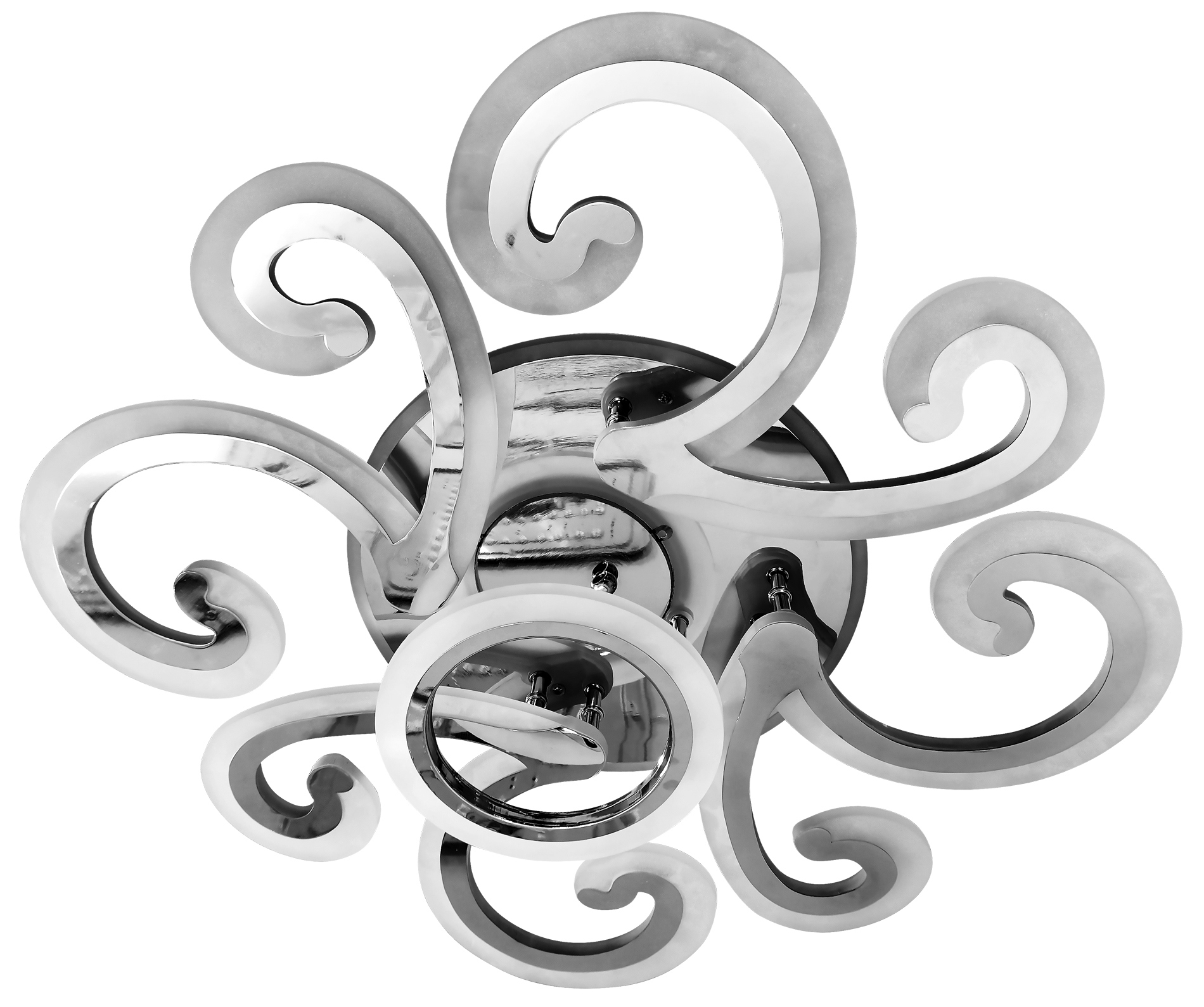 Изображение товара Люстра потолочная светодиодная CAMELION 14632 15 м² изменение оттенков белого хром управляемая пуль