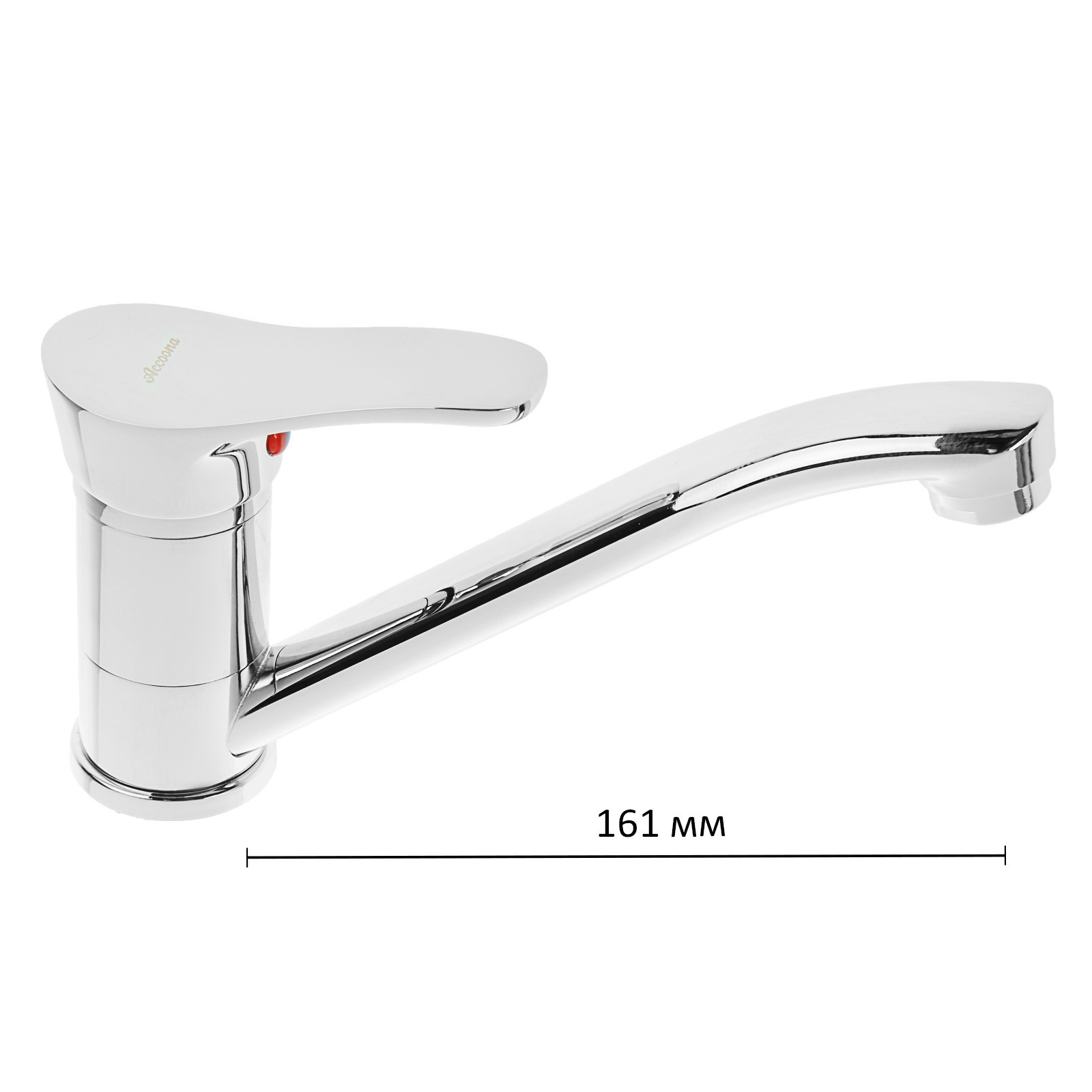 Изображение товара Смеситель для кухни Accoona однорычажный хромированный быстросъемный аэратор