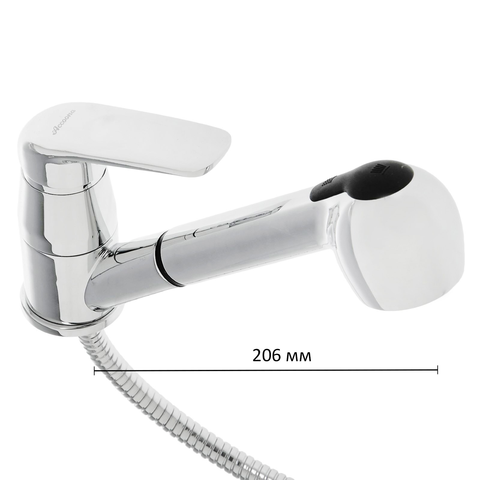 Изображение товара Смеситель для кухни Accoona однорычажный латунь хромированный