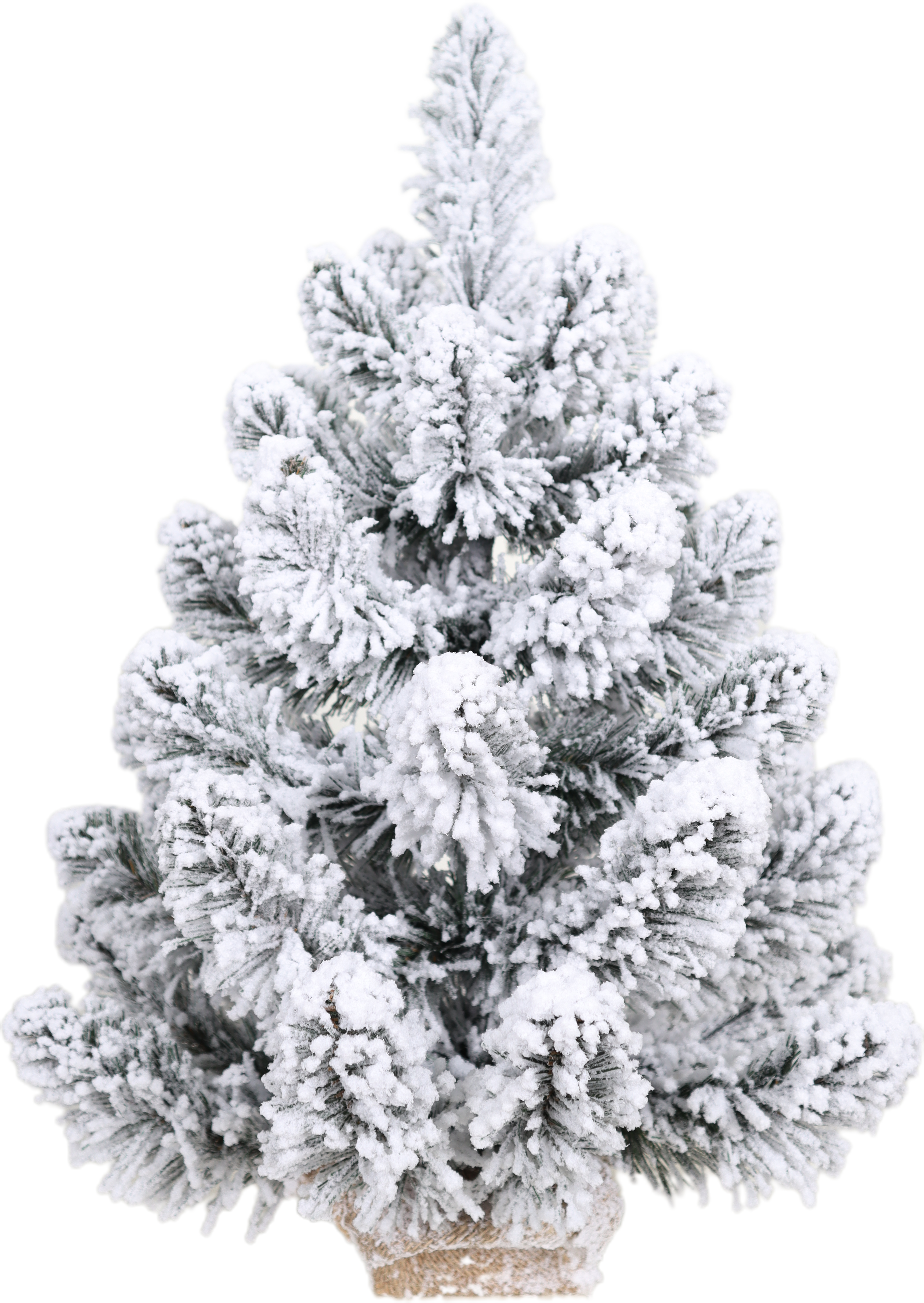 Изображение товара Искусственная новогодняя ель Кавказская заснеженная 60 см с металлическим каркасом