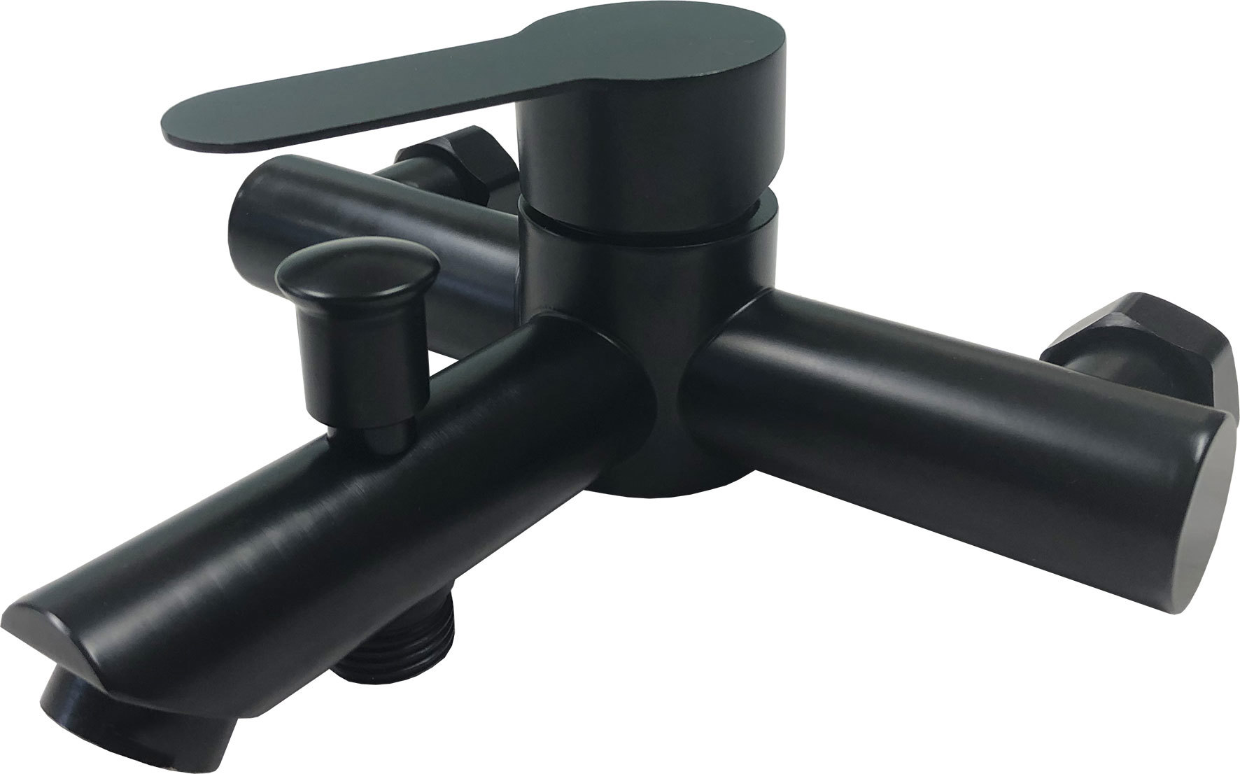 Изображение товара Однорычажный смеситель для ванны черный 1.11Н ГЛОРИЯ НУАР Россия