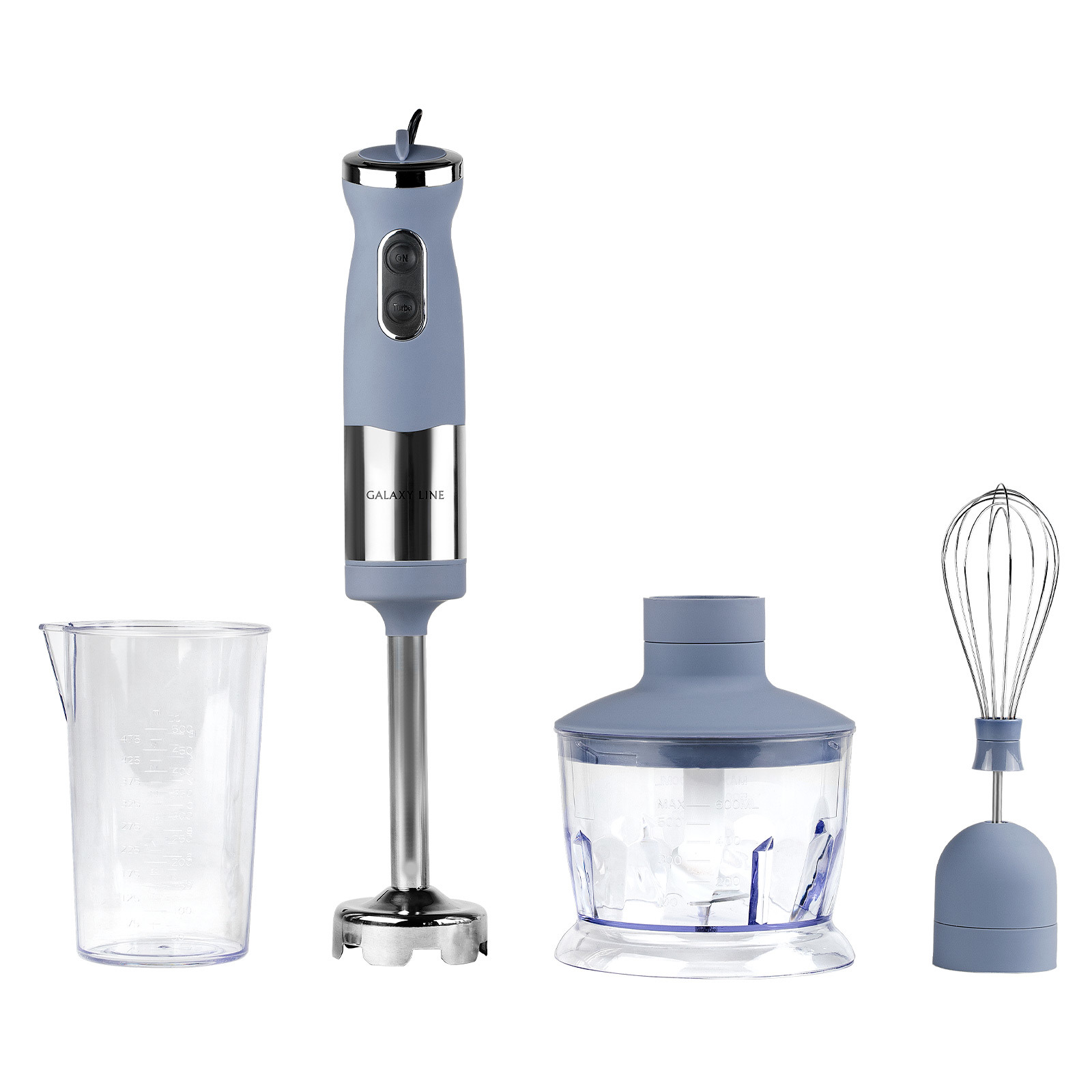 Изображение товара Погружной блендер Galaxy Line GL2121 800 Вт 1 скорость пластик серый