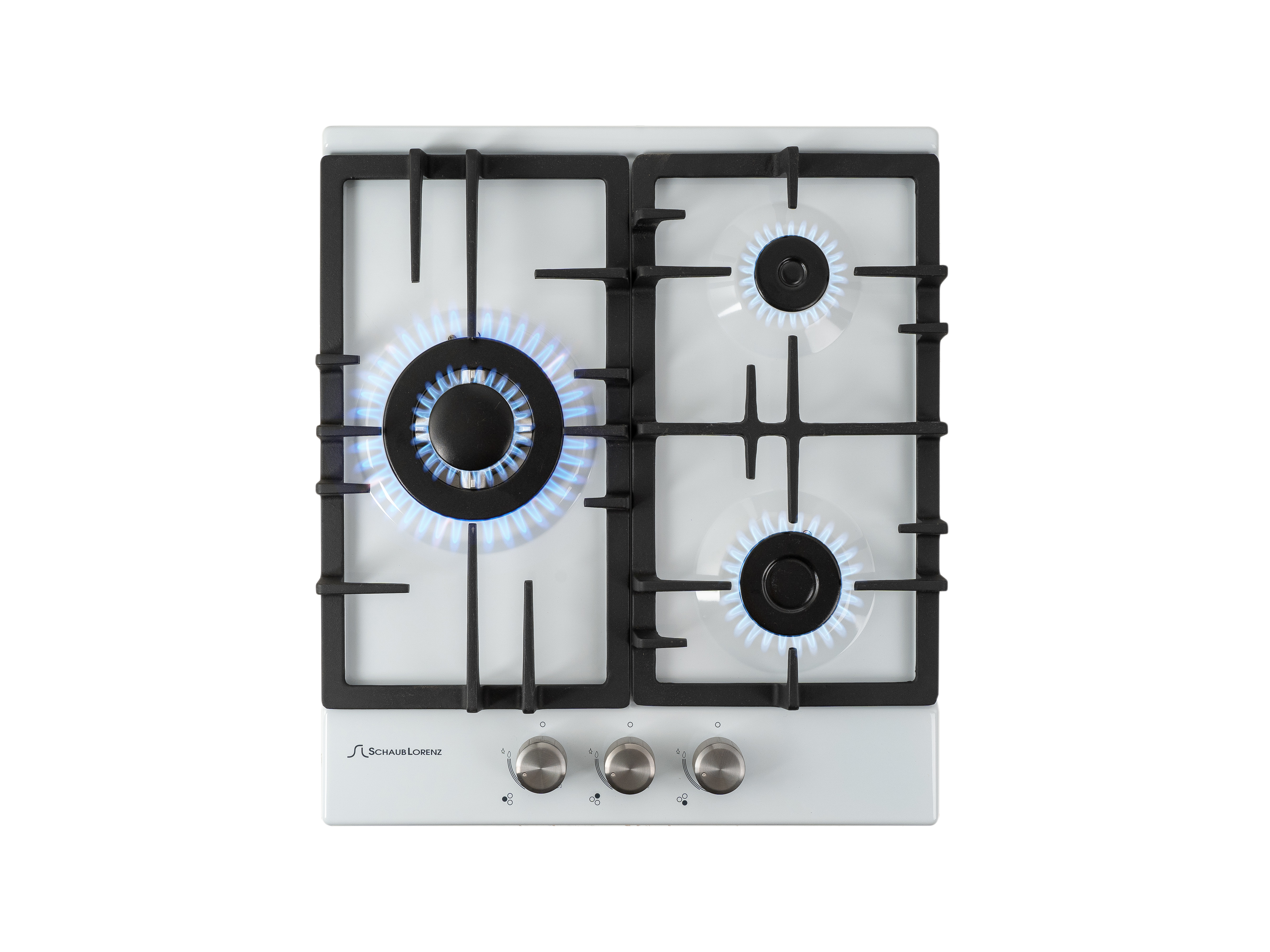 Изображение товара Газовая варочная панель Schaub Lorenz SLK GW4511 3 конфорки белая