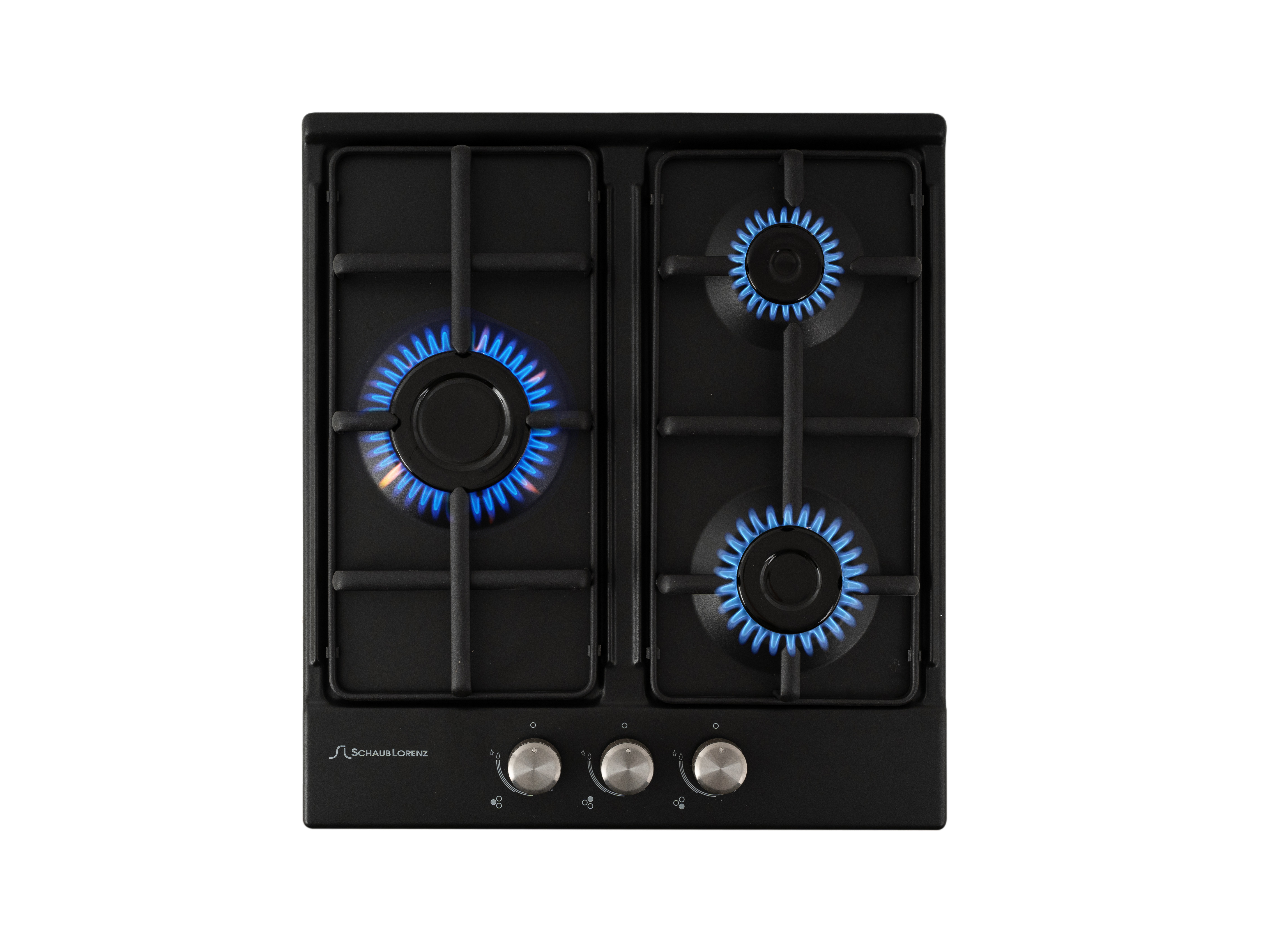 Изображение товара Газовая варочная панель Schaub Lorenz SLK GS4011 3 конфорки 46 см черная
