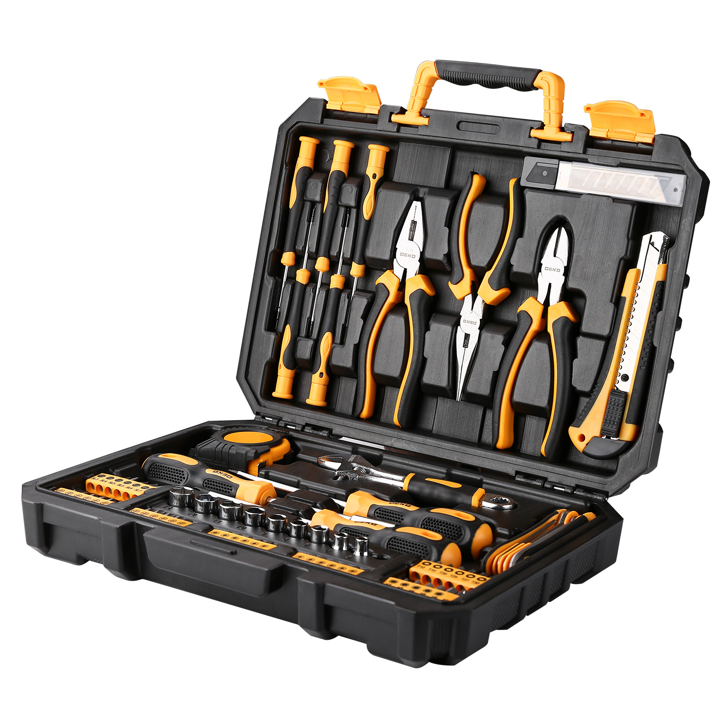 Изображение товара Набор инструментов Deko TZ82 82 предмета профессиональный с кейсом