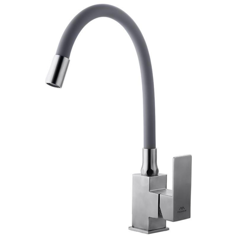 Изображение товара Однорычажный смеситель Fashun A54302-12 17.5 см цвет сатин