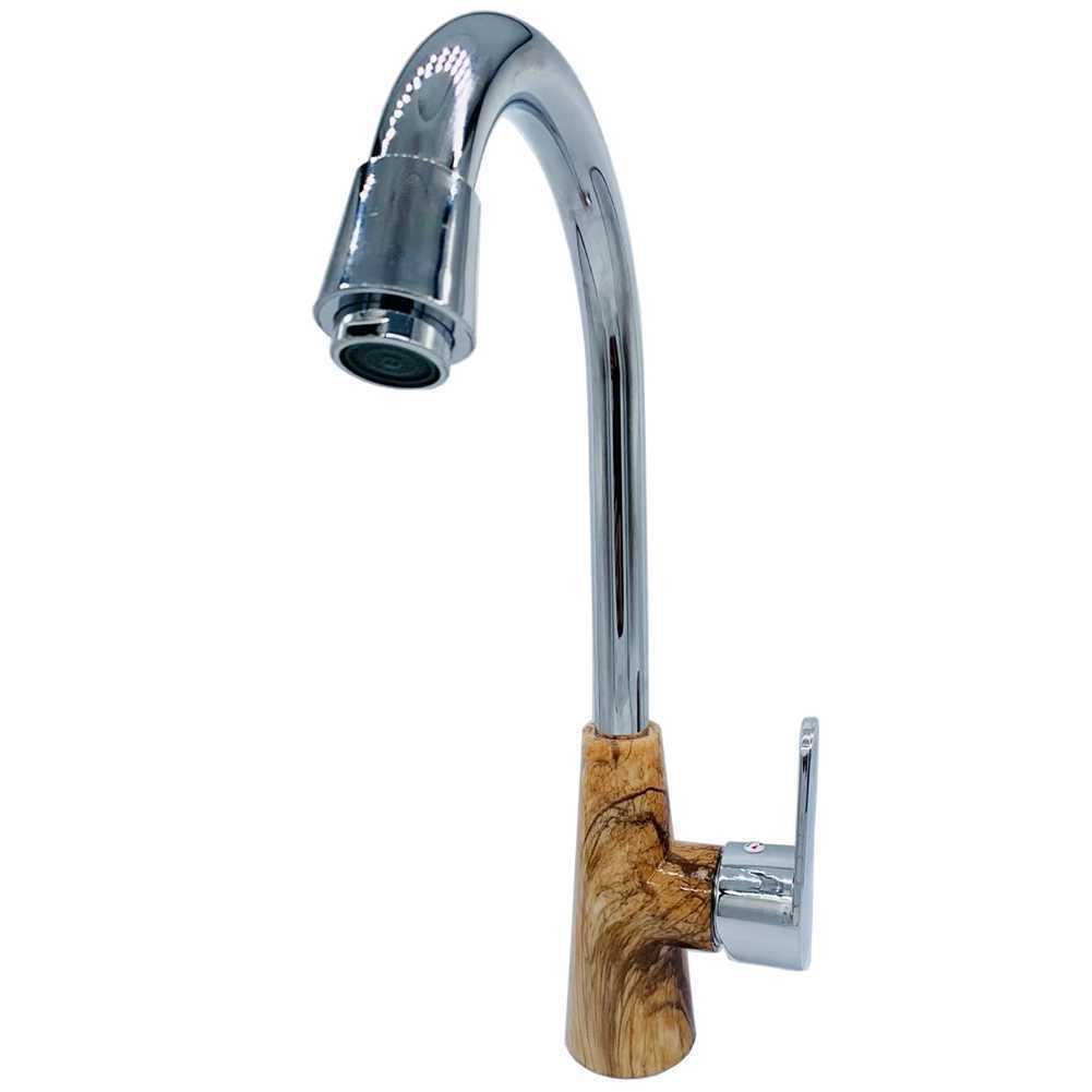 Изображение товара Однорычажный смеситель Fashun Pl4001-24 28 см цвет коричневый Изображение товара Однорычажный смеситель Fashun Pl4001-24 28 см цвет коричневый