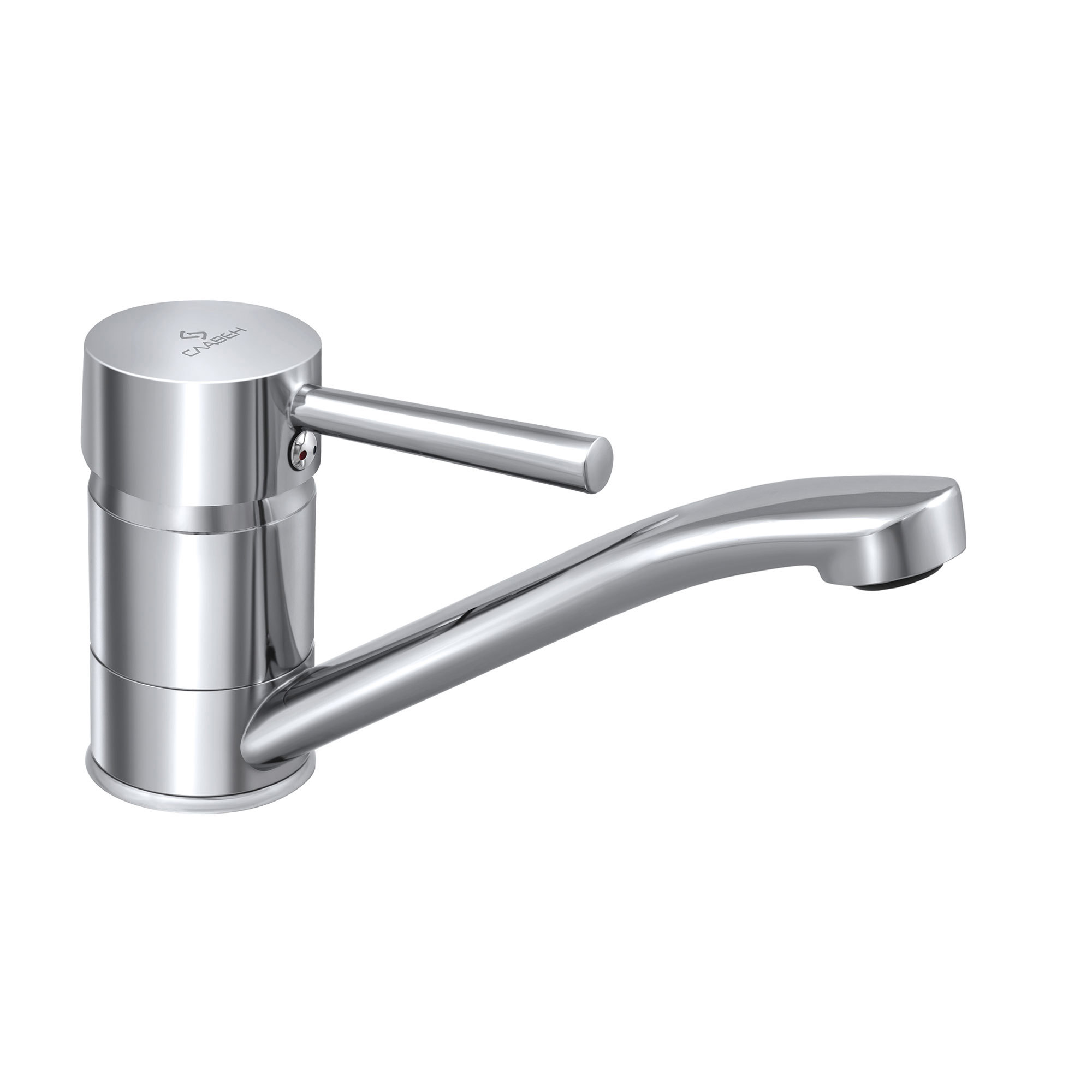 Изображение товара Однорычажный смеситель Славен Сл-од-д20 10.5 см цвет хром