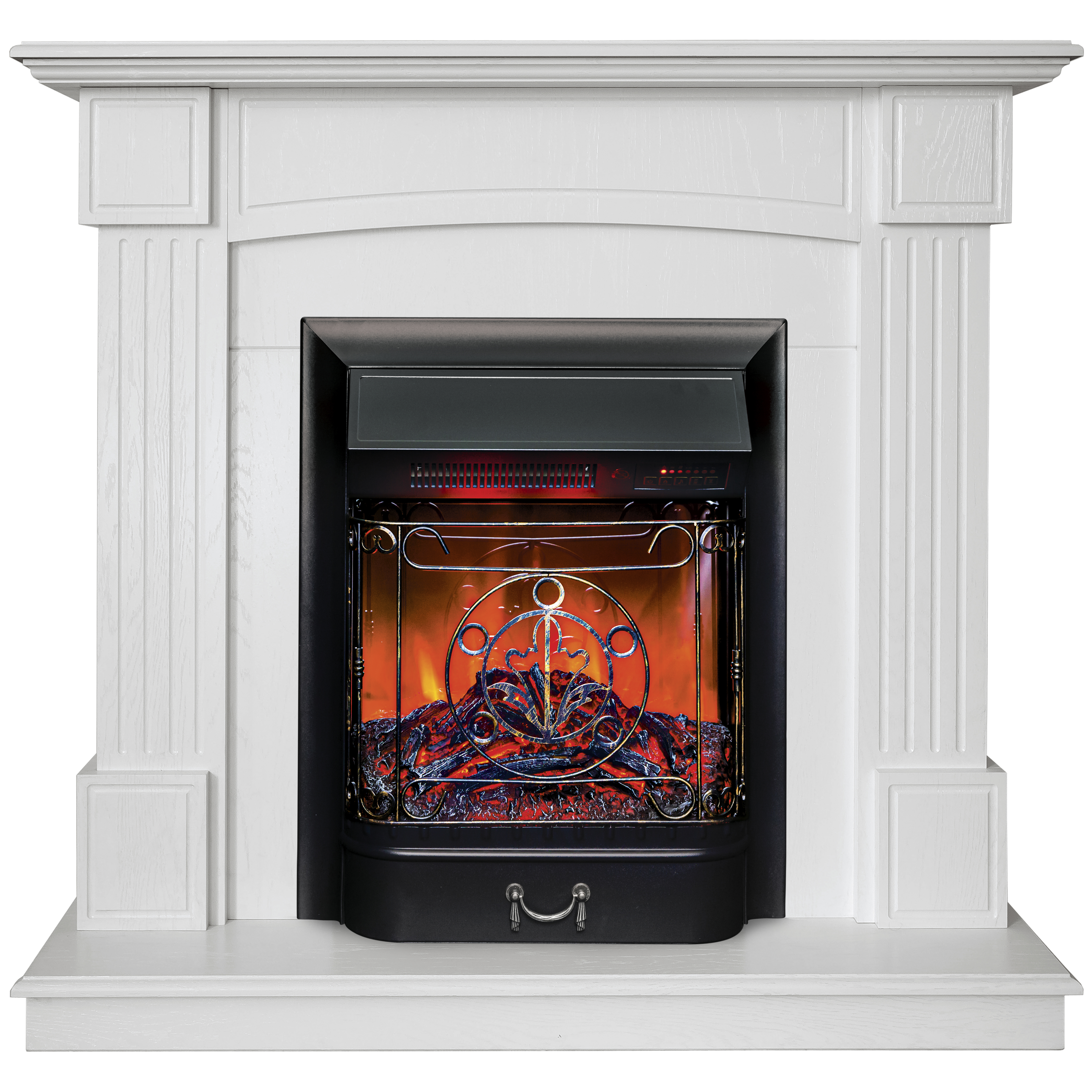 Изображение товара Обрамление Andrea для очага Eugene из МДФ и ПВХ, белое, Россия