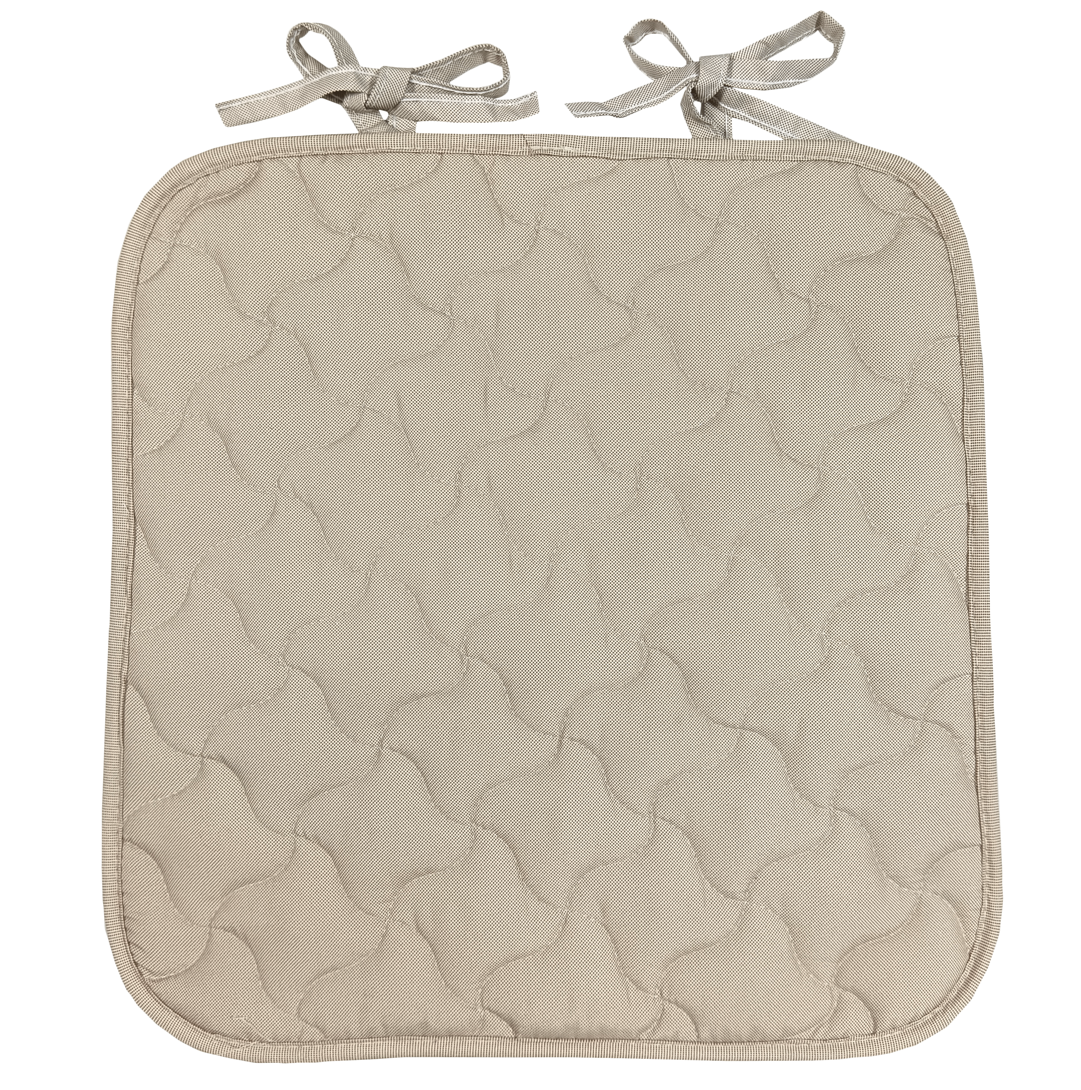 Галета на сиденье Linen Way 38-35x38x2 см цвет бежевый