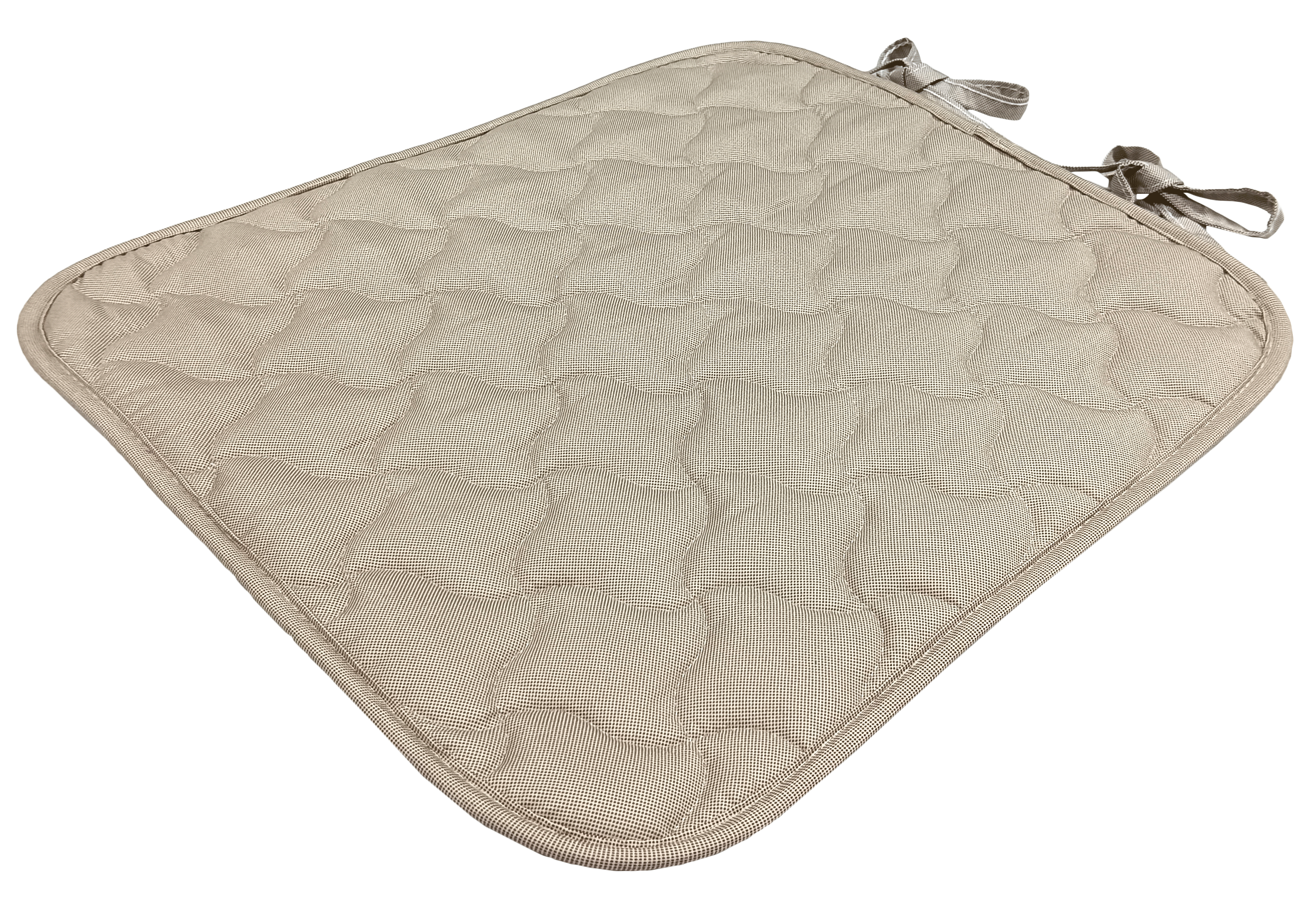 Галета на сиденье Linen Way 38-35x38x2 см цвет бежевый - 1