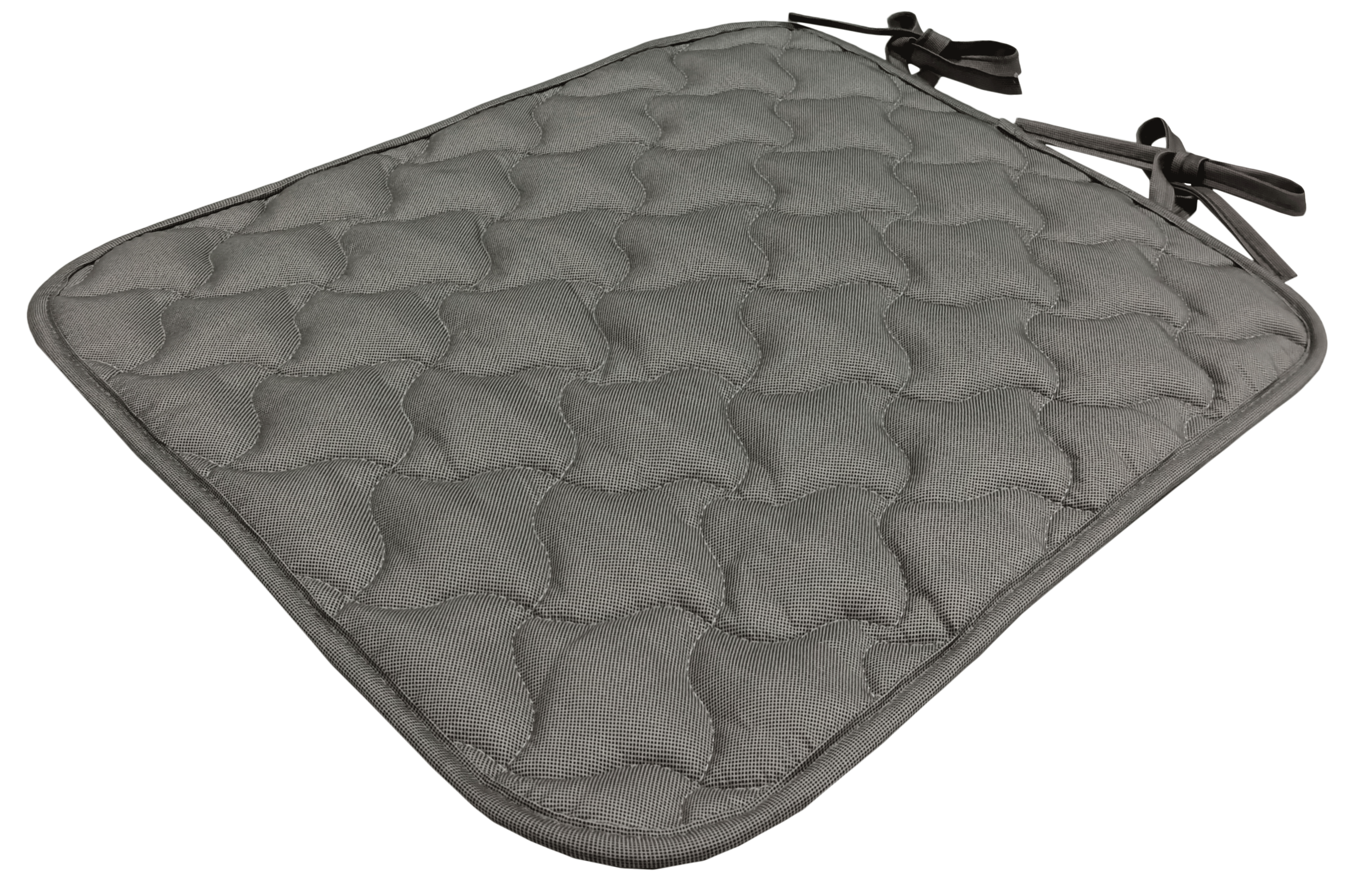 Галета на сиденье Linen Way 38-35x38x2 см цвет серый - 1