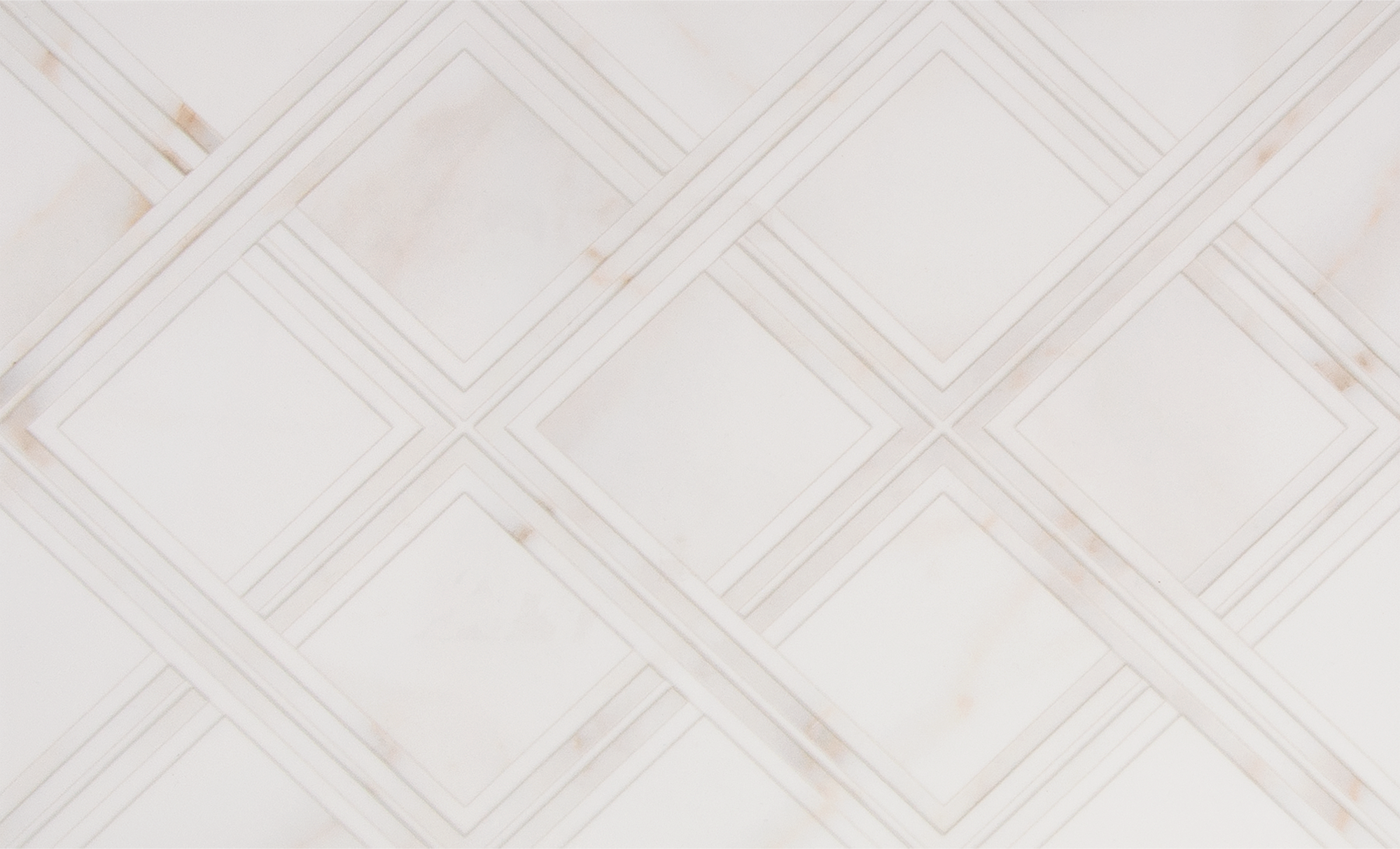 Изображение товара Плитка настенная Calacatta Gold Ромбы 40x25 см мрамор бежевая для стен