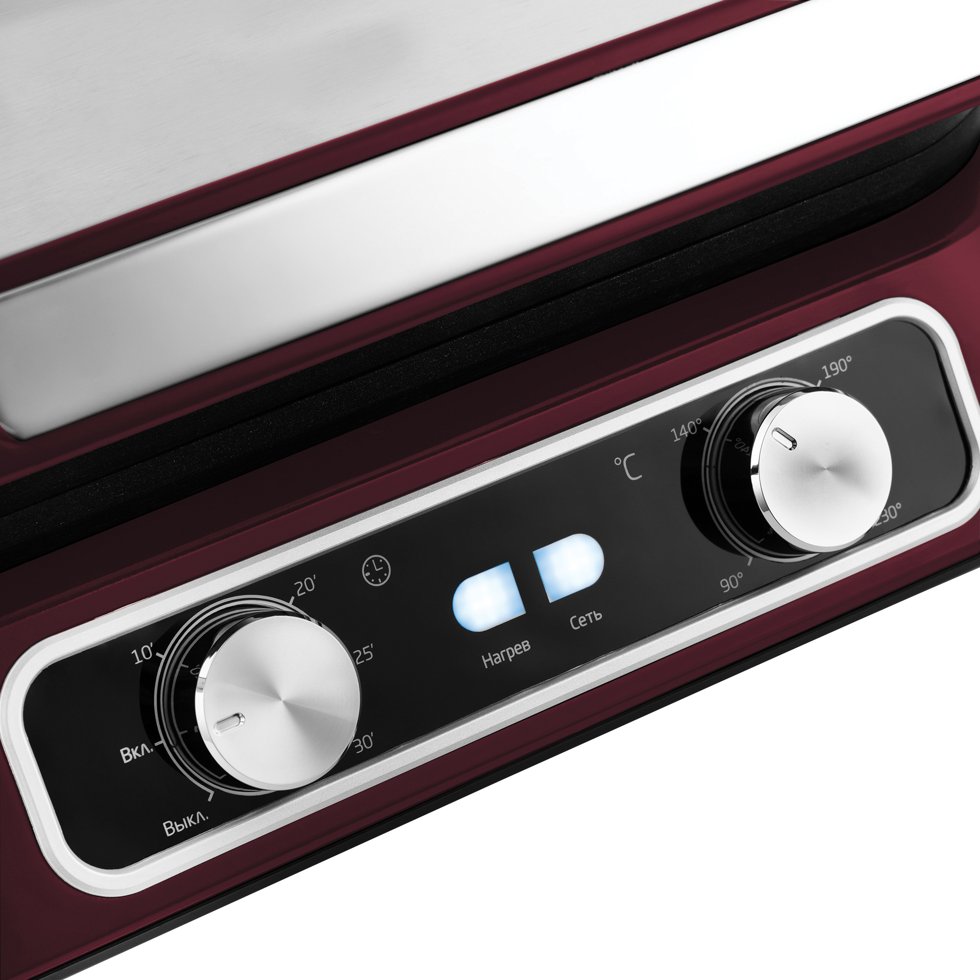 Изображение товара Электрогриль Pioneer GR1010E wine maroon 2100 Вт