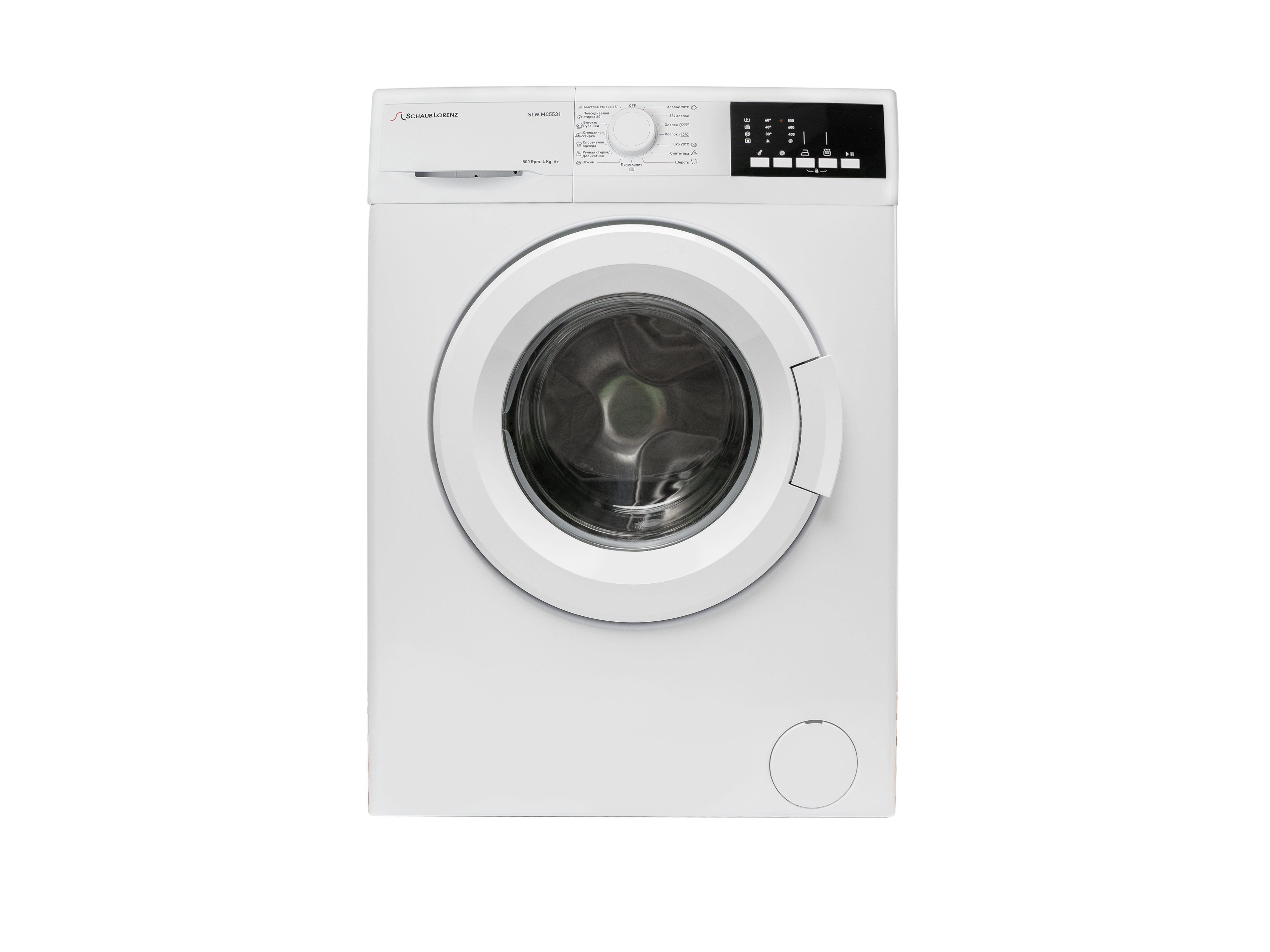 Изображение товара Стиральная машина Schaub Lorenz SLW MC5531 белая компактная 4 кг 15 программ