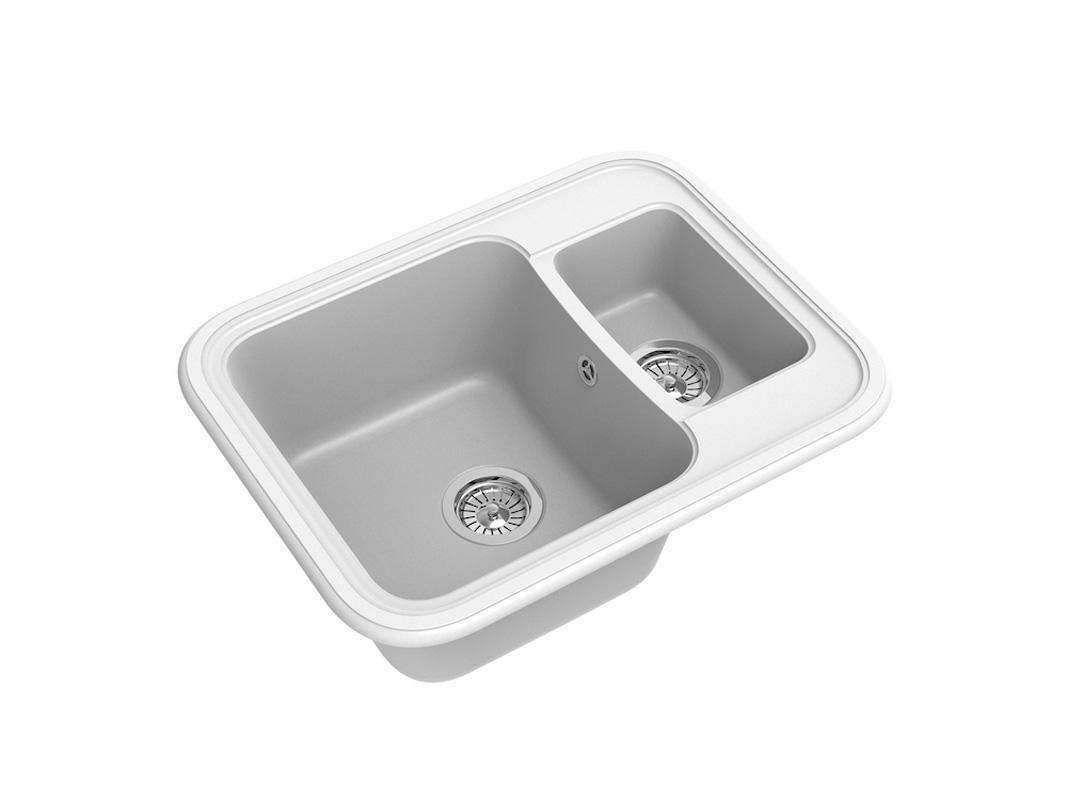 Изображение товара EWIGSTEIN Antik Mойка из кварца под столешницу 66x50.5 см, белый