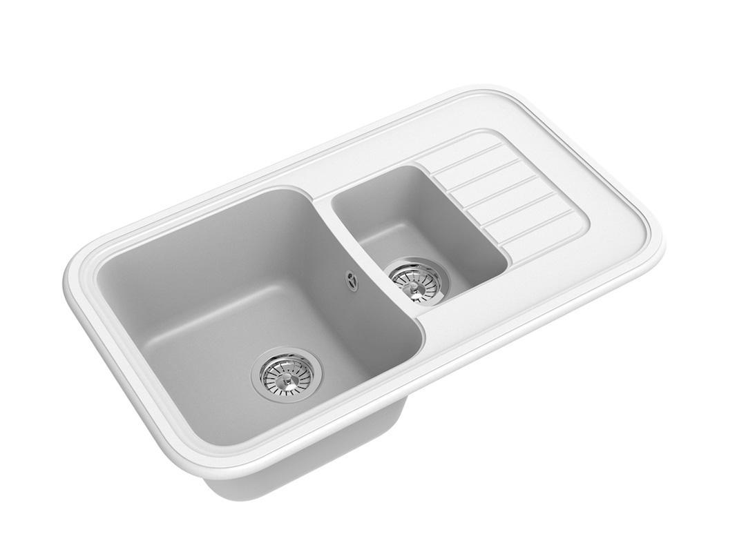 Изображение товара EWIGSTEIN Antik 60KF мойка кварц 86x51 см белая