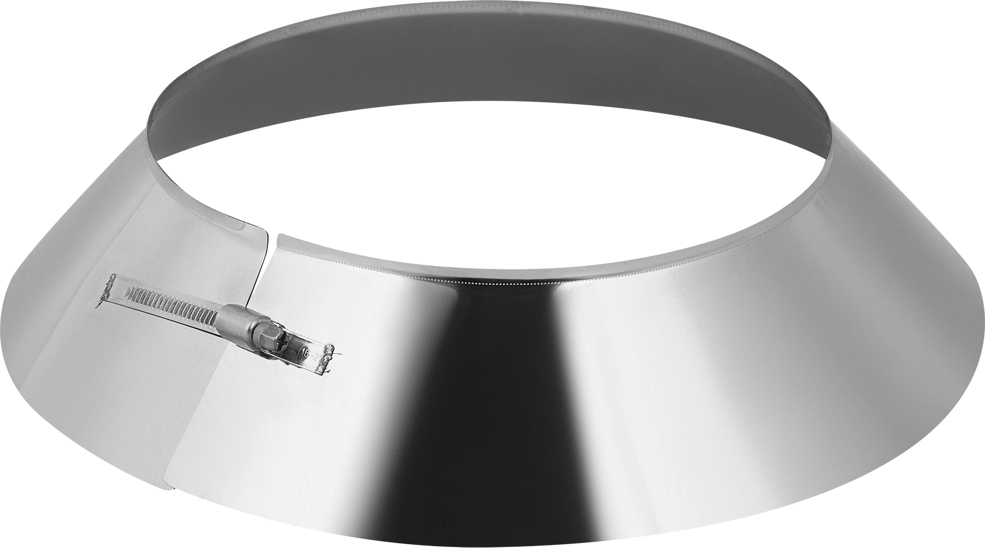 Изображение товара Юбка Corax ф210 мм из нержавеющей стали защитный элемент для дымохода