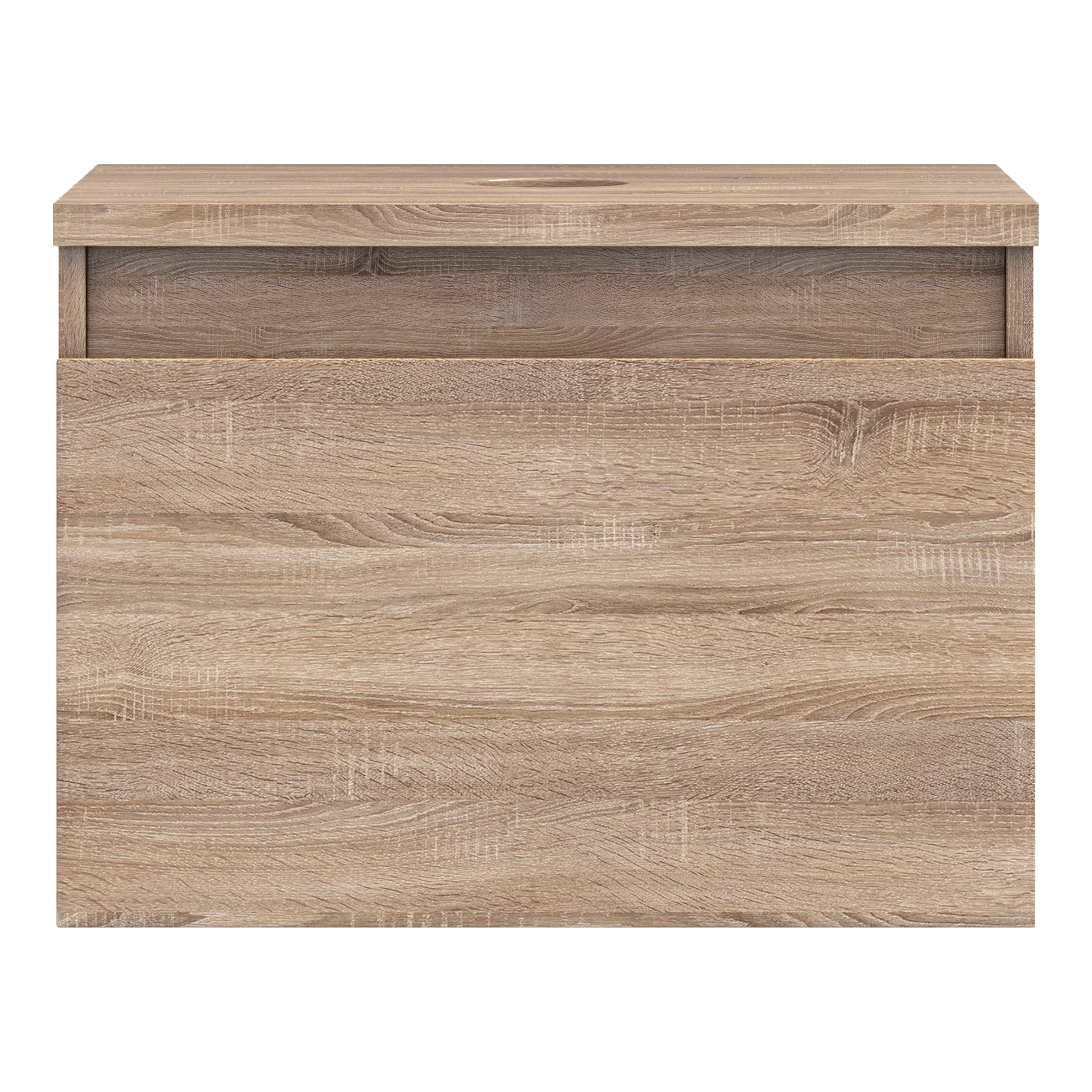 Изображение товара Тумба под раковину подвесная Vigo Matteo 60 см цвет дуб сонома