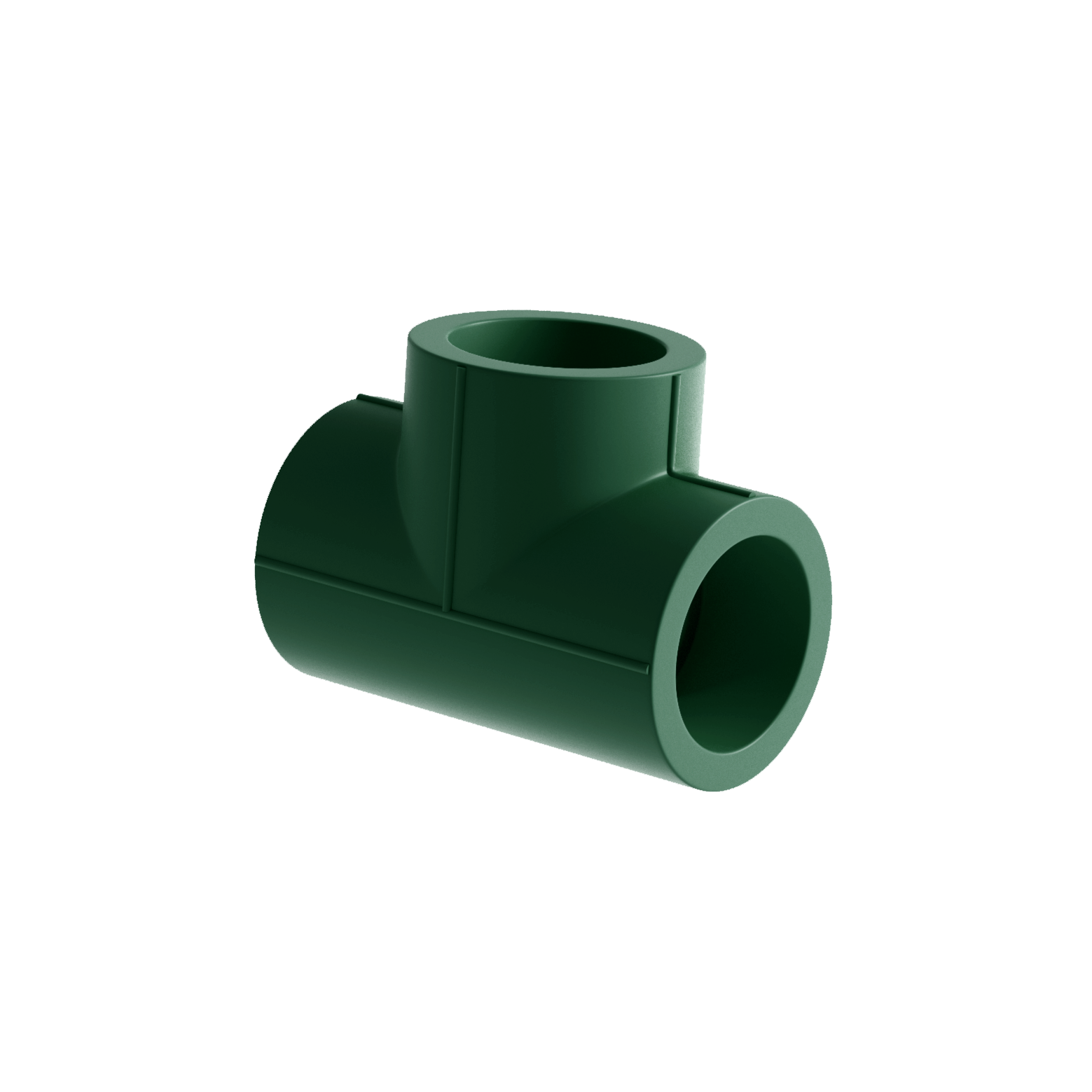 Изображение товара Тройник Blockfire 75x75x75 мм ВП полипропилен SLTFTBF175GR